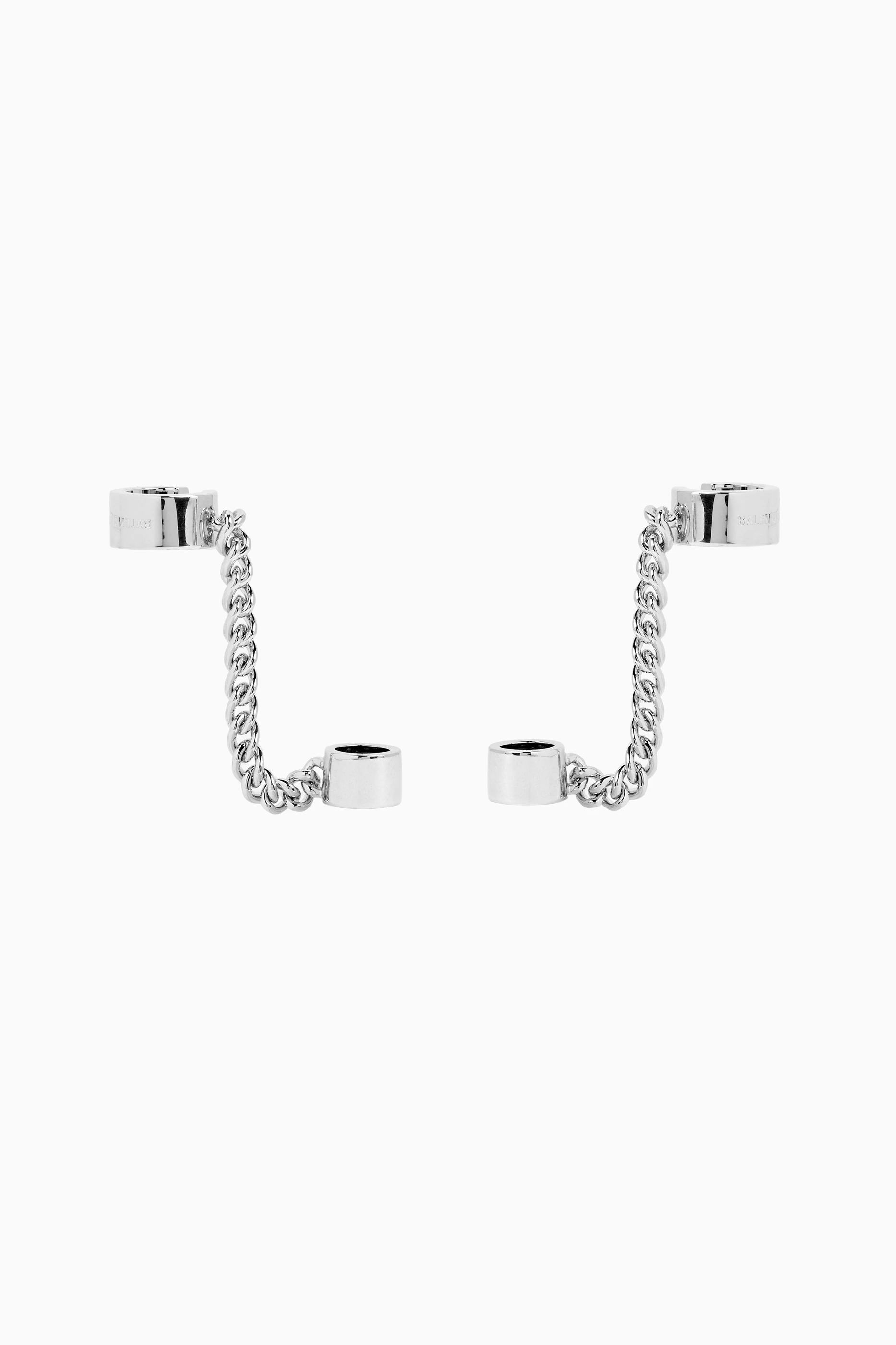 Buy Balenciaga Grey Bluetooth Ear Cuffs in Metal for UNISEX Online 