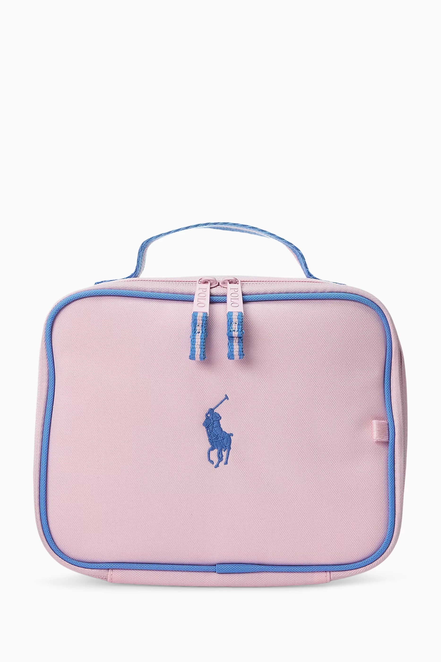 Buy Polo Ralph Lauren Pink Colour-block Backpack Set for Girls