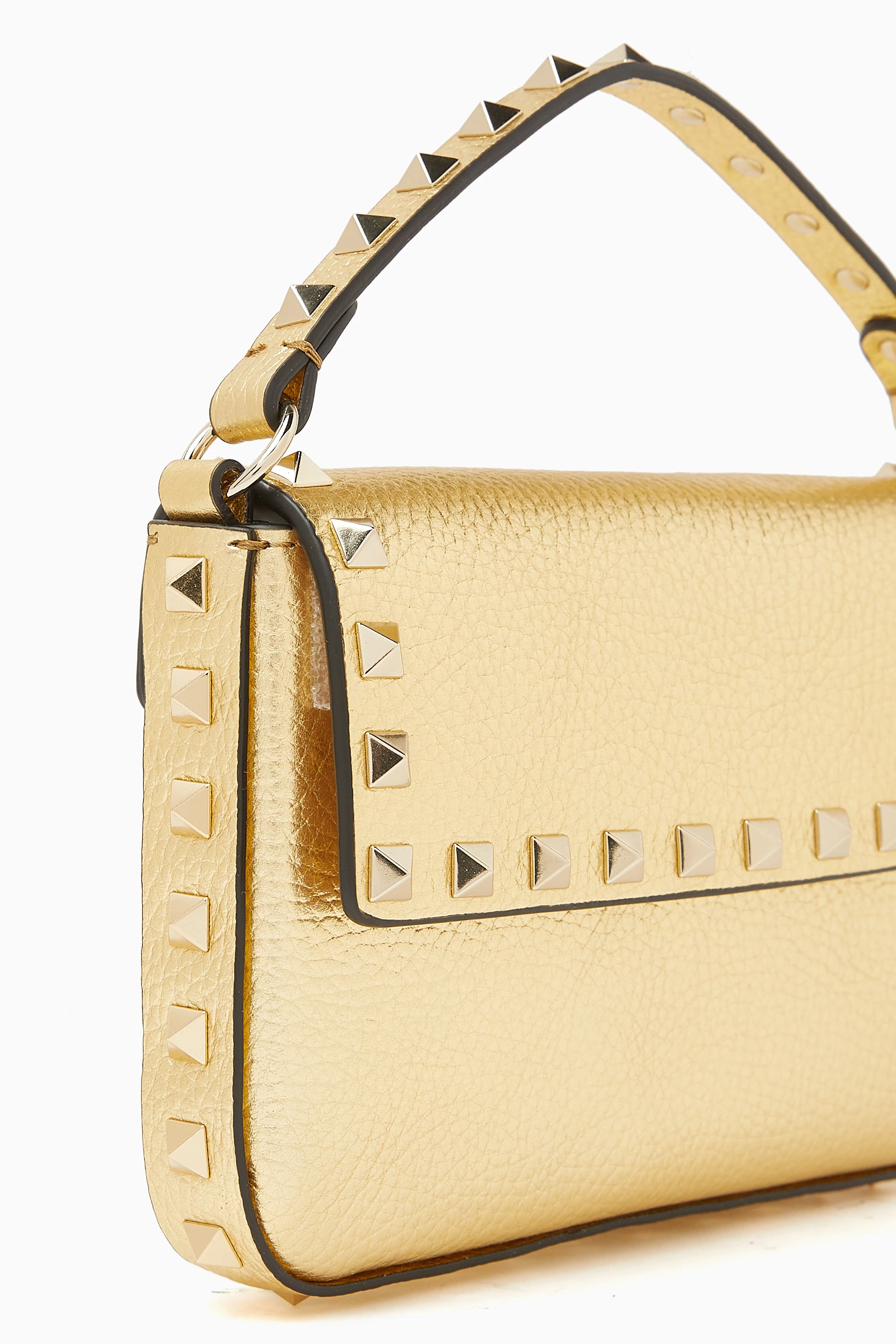 Buy Valentino Garavani Metallic Mini Rockstud Shoulder Bag