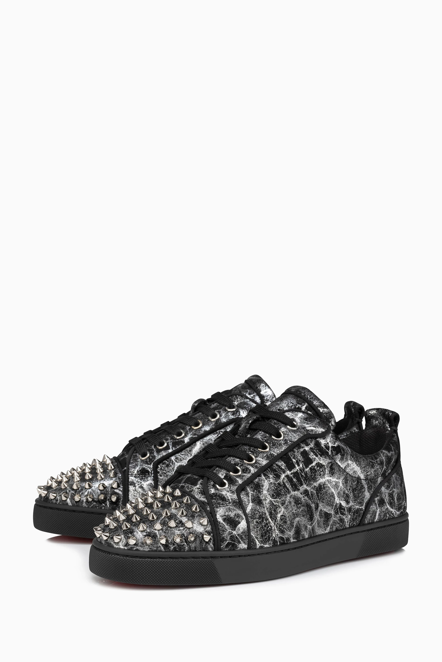 Buy Christian Louboutin Multicolour Louis Junior Spikes
