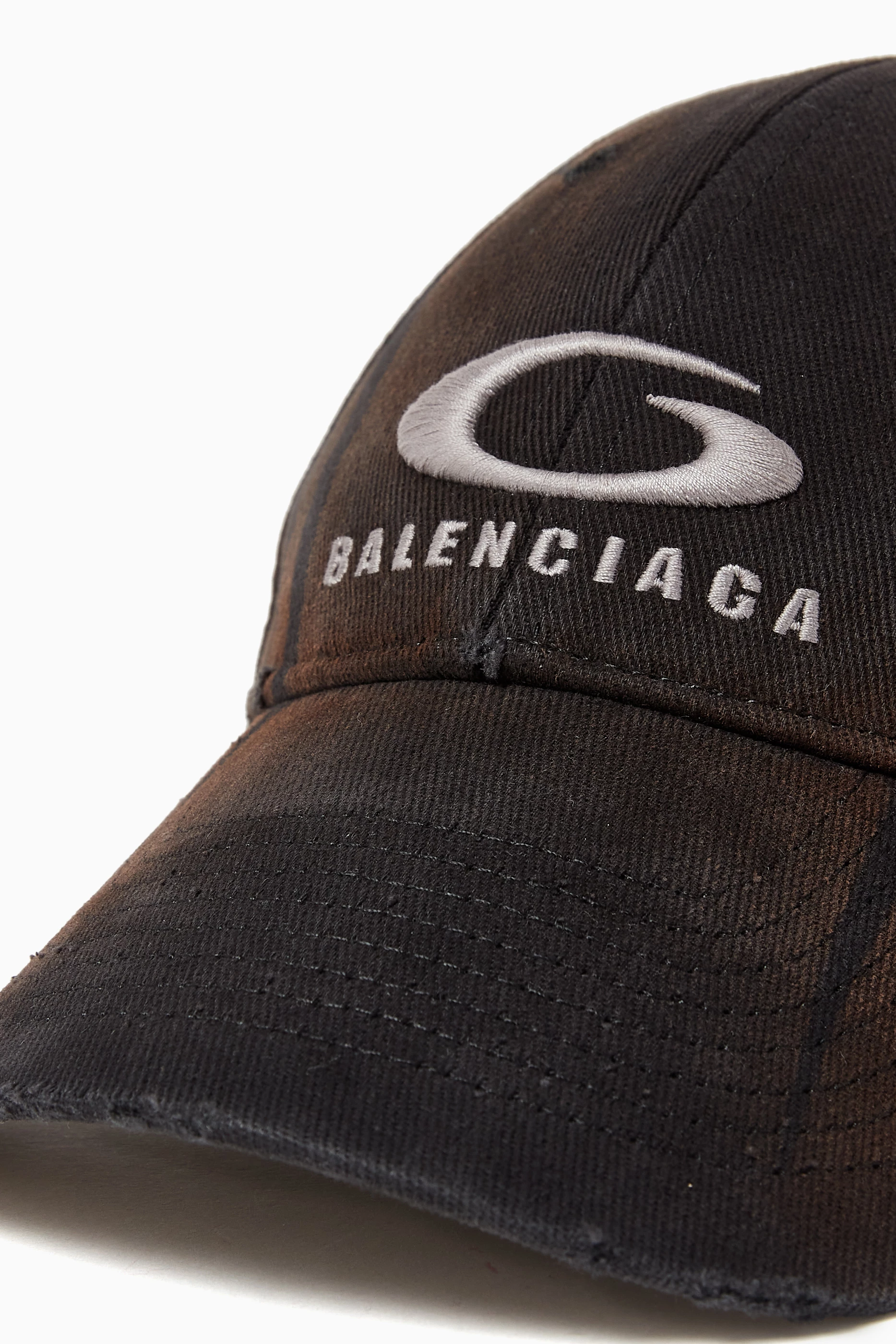 Buy Balenciaga Black Y2K Cap in Cotton Drill for Women