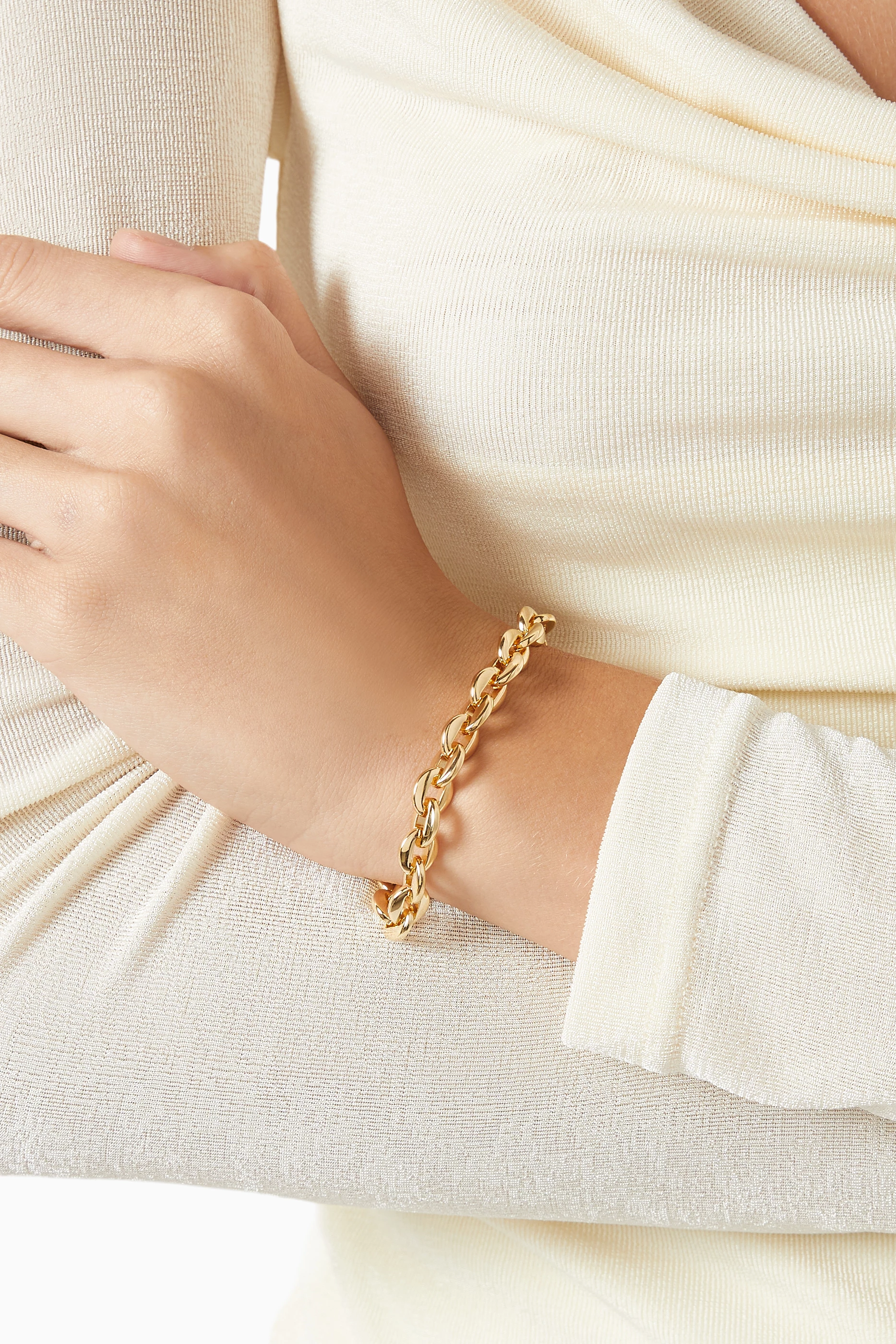 アクセサリー BOTTEGA VENETA Chunky Link Bracelet wine-king_2880000000004931