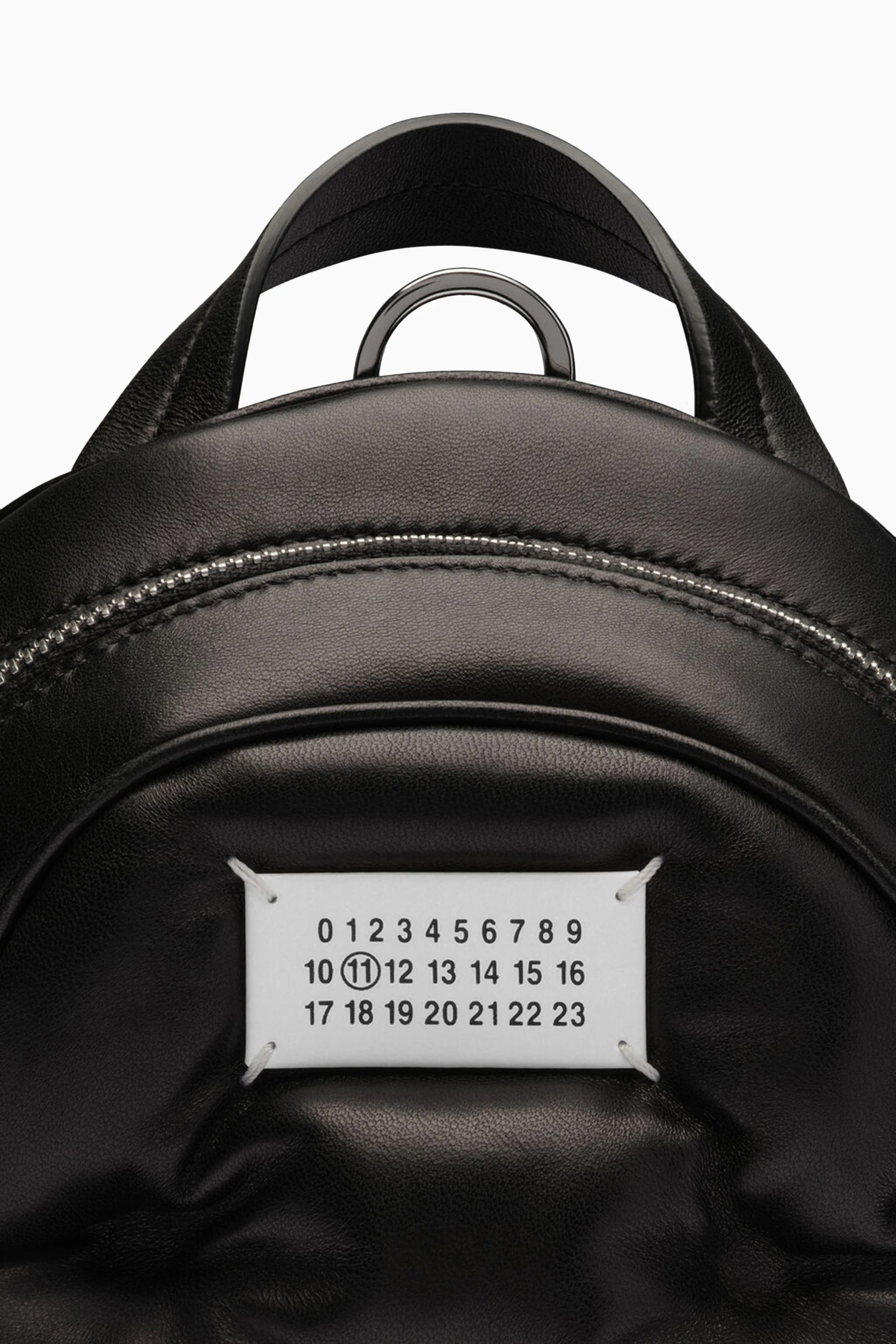 Buy Maison Margiela Black Glam Slam Backpack in Nappa