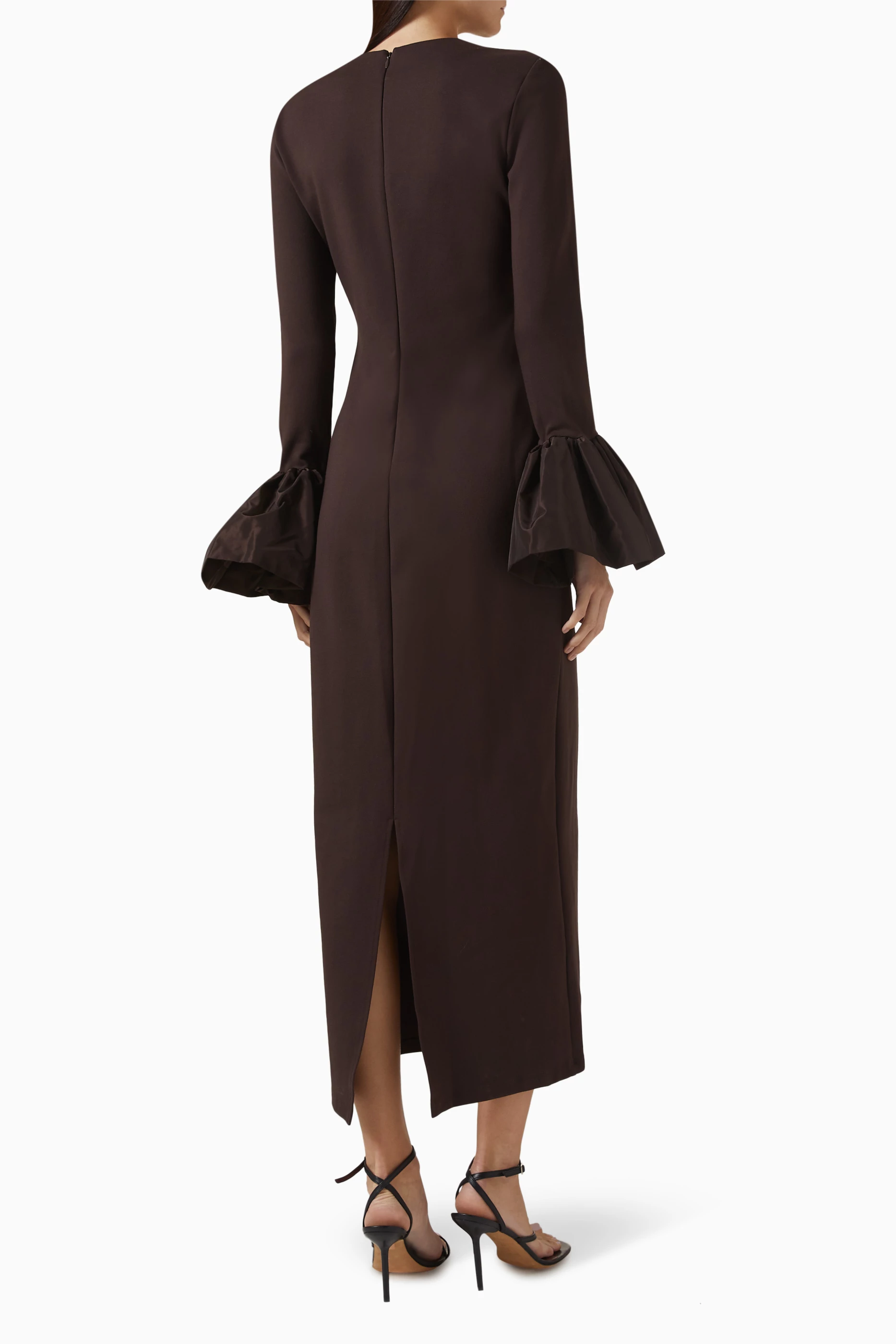 Buy Staud Brown Hawthorne Maxi Dress for Women Online | Ounass Kuwait