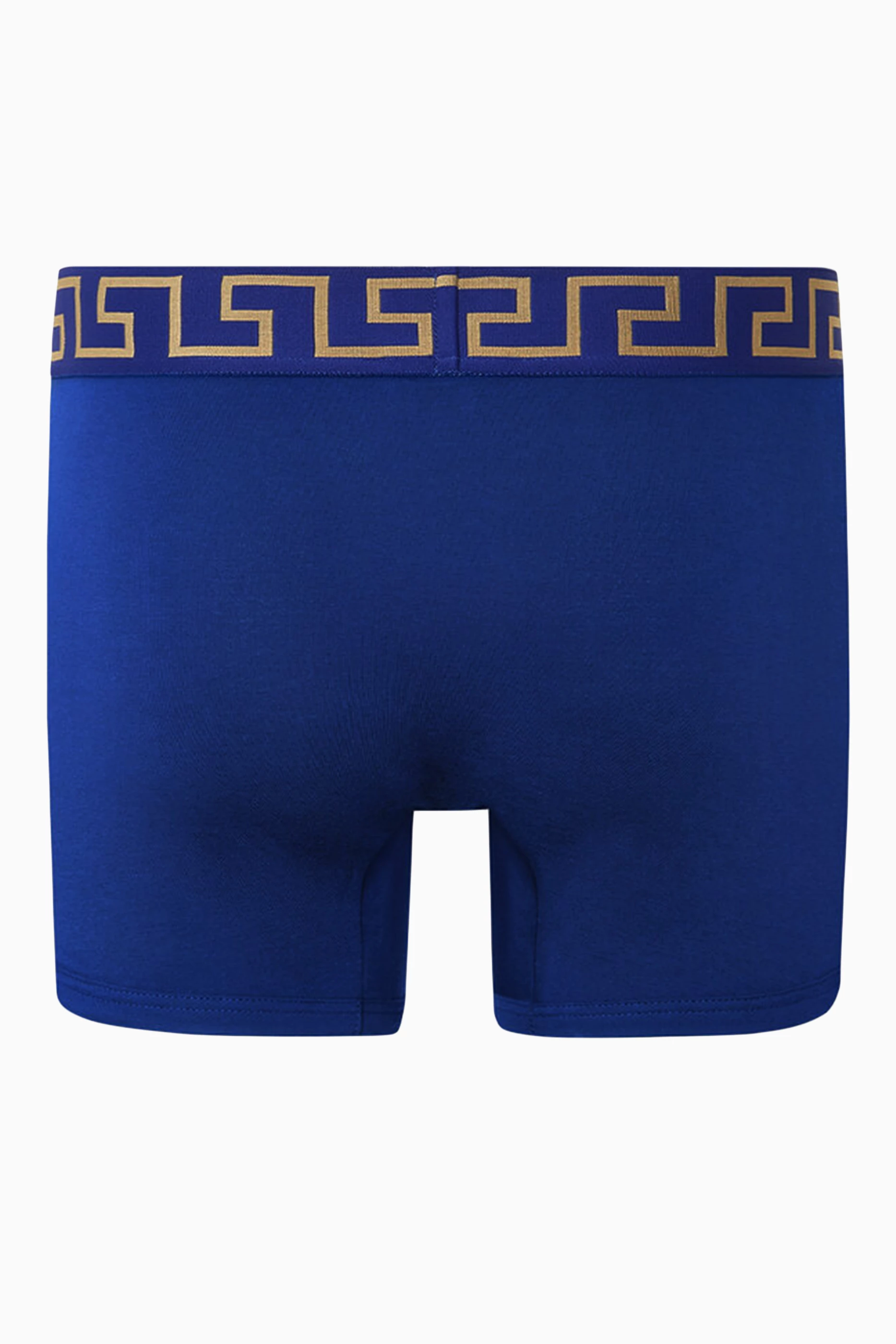 Buy Versace Multicolour Greca Border Long Boxer Briefs in Organic