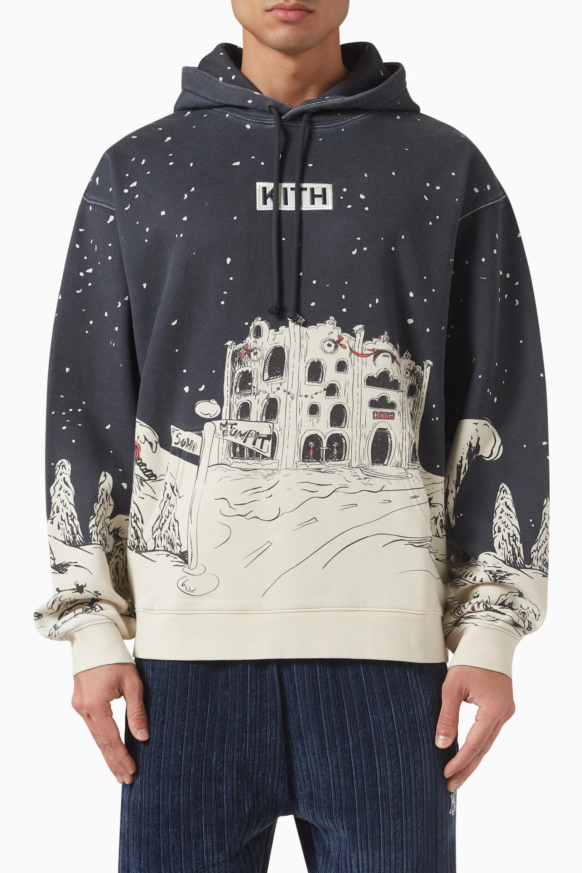 ☆ KITH x THE GRINCH Scenic williams hoodie コラボパーカー☆ KITH x The Grinch Williams III Hoodie | Black | FARFETCH
