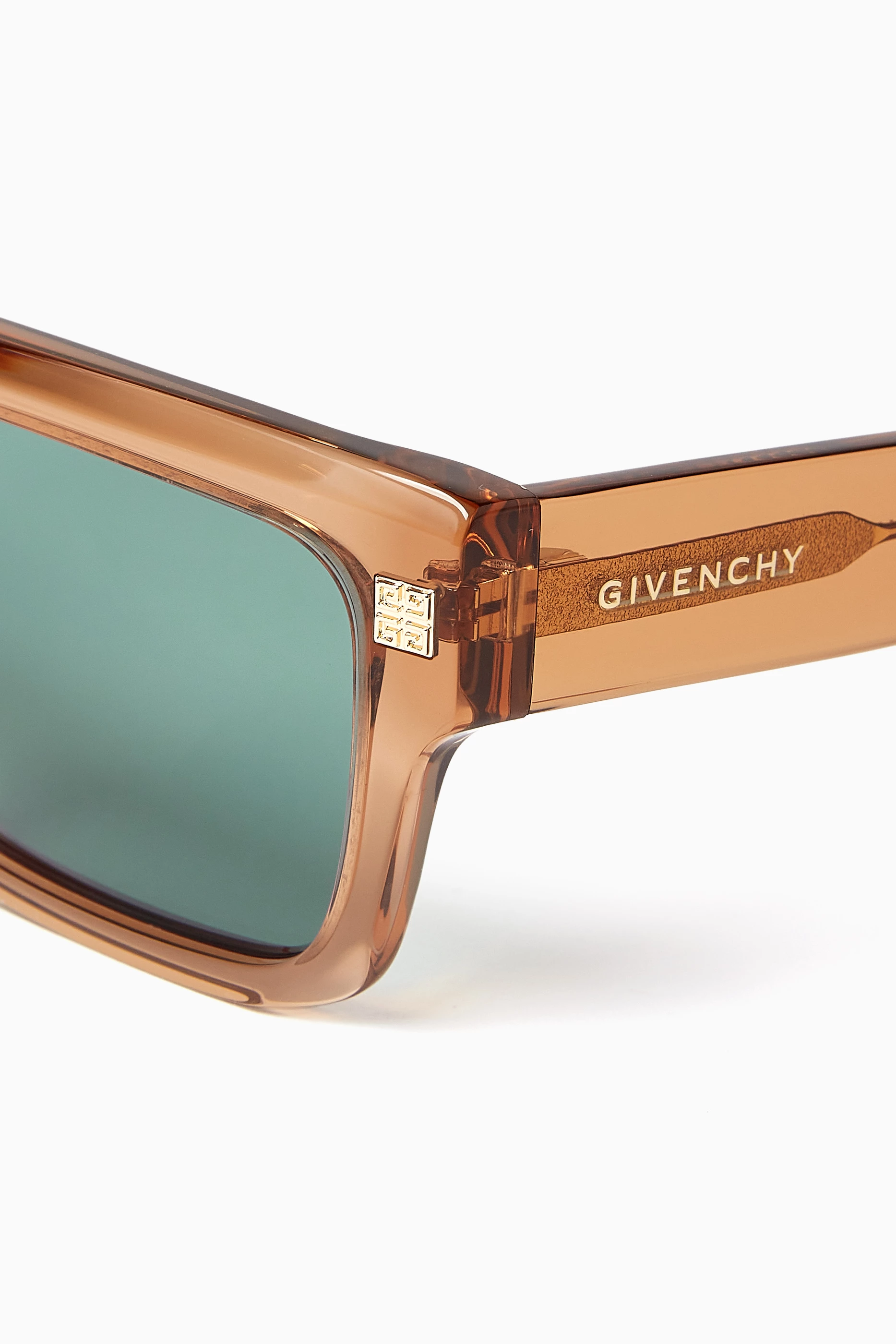 Givenchy Amber brown Gradient Sunglasses Givenchy SGV 002 568 – Vintage Frames Company main image 2