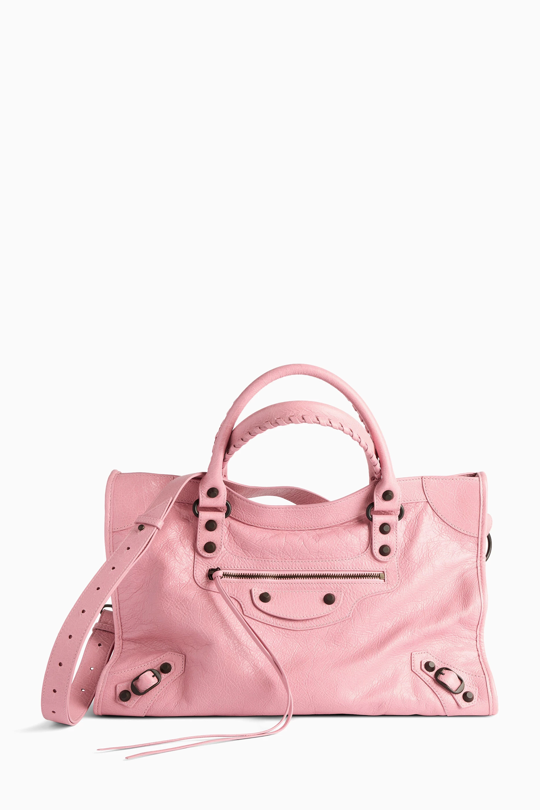 ◆BALENCIAGA◆Le City T Arena Storico レザー バッグ ピンク Balenciaga Le City Bag Medium in vintage pink Arena Storico