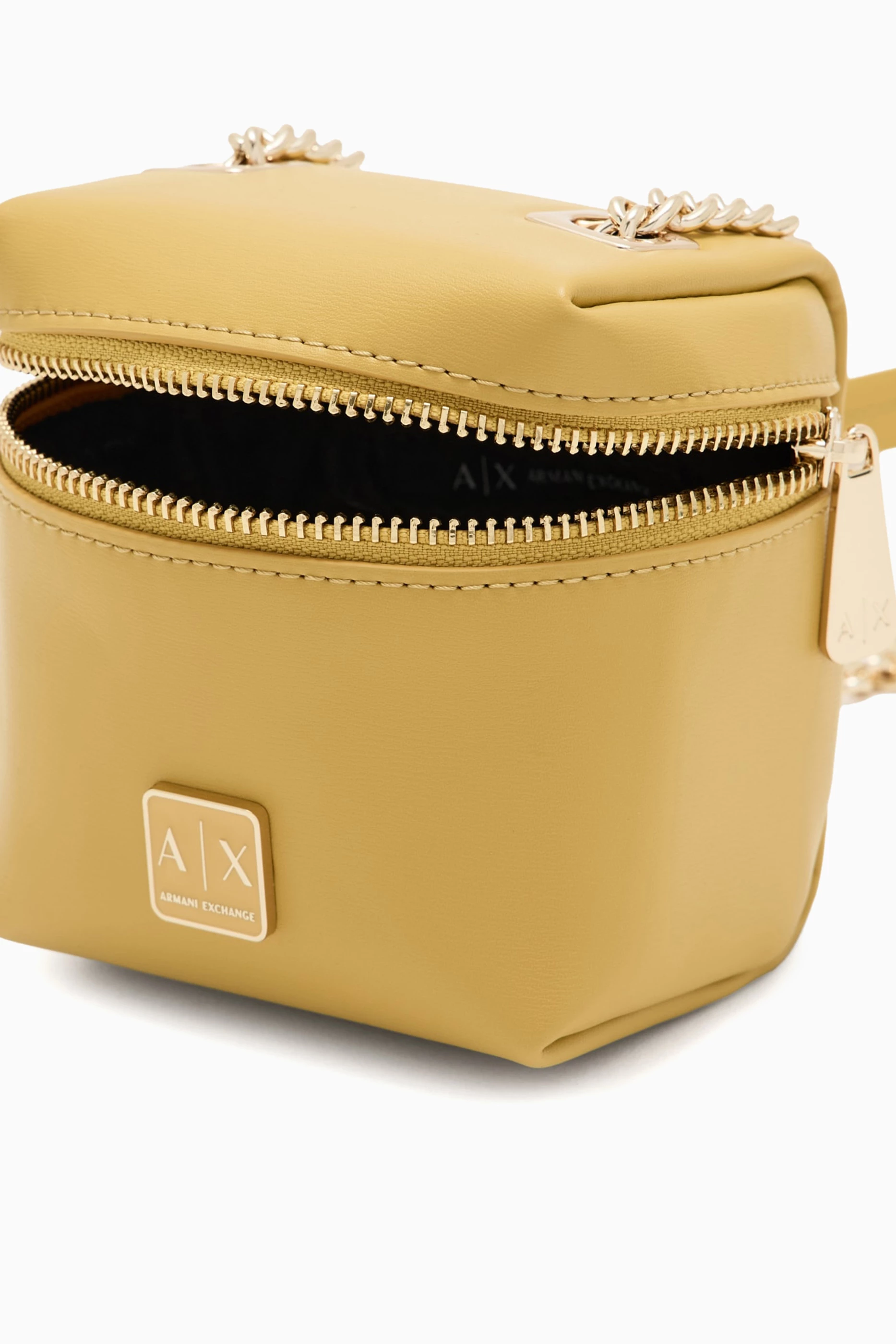 Buy Armani Exchange Yellow Mini Emily Shoulder Bag in Faux