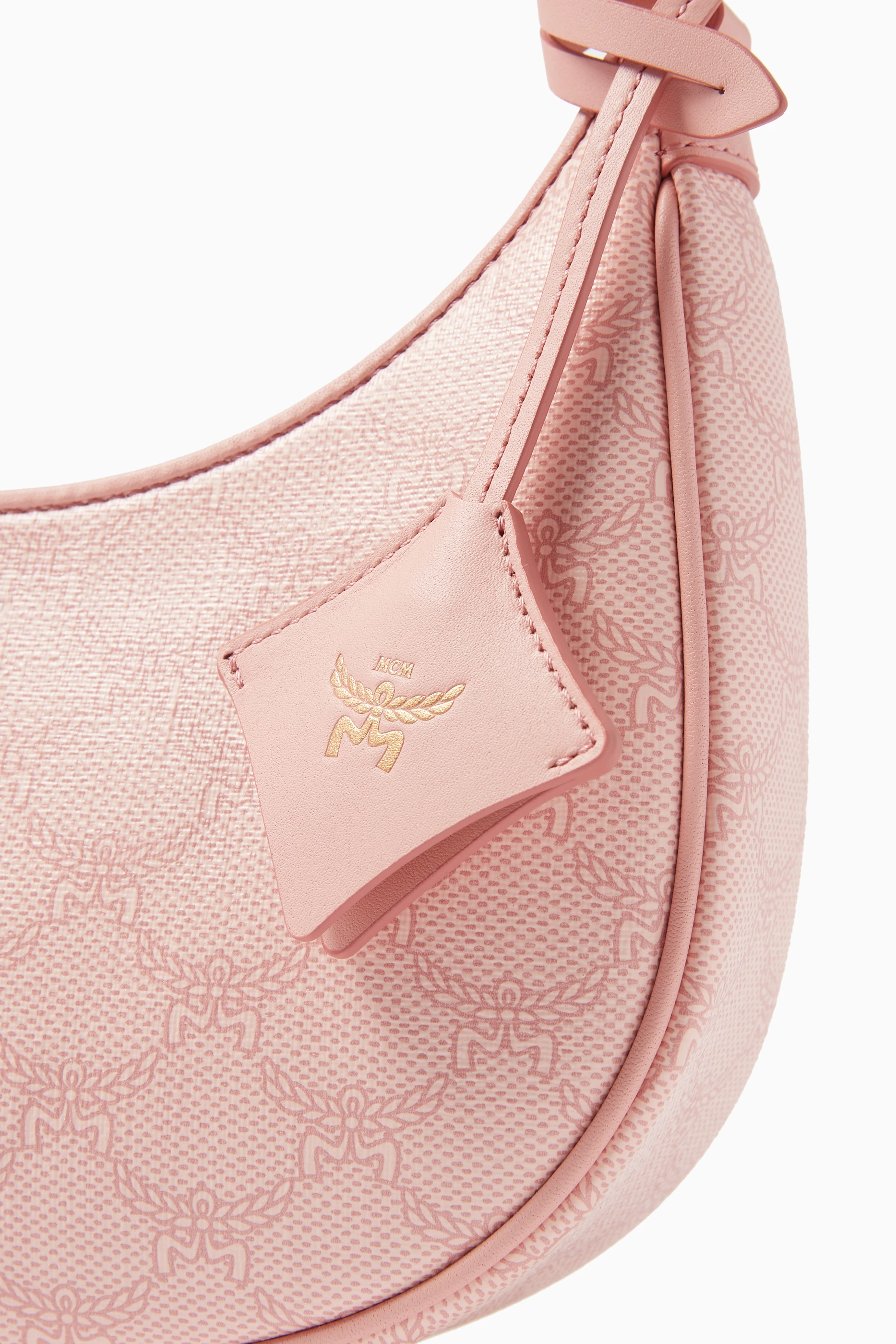 【MCM】Himmel Loretos Ascending Moon Hobo bag/全国送料込み Medium Himmel Ascending Moon Hobo in Lauretos Cognac | MCM ®US