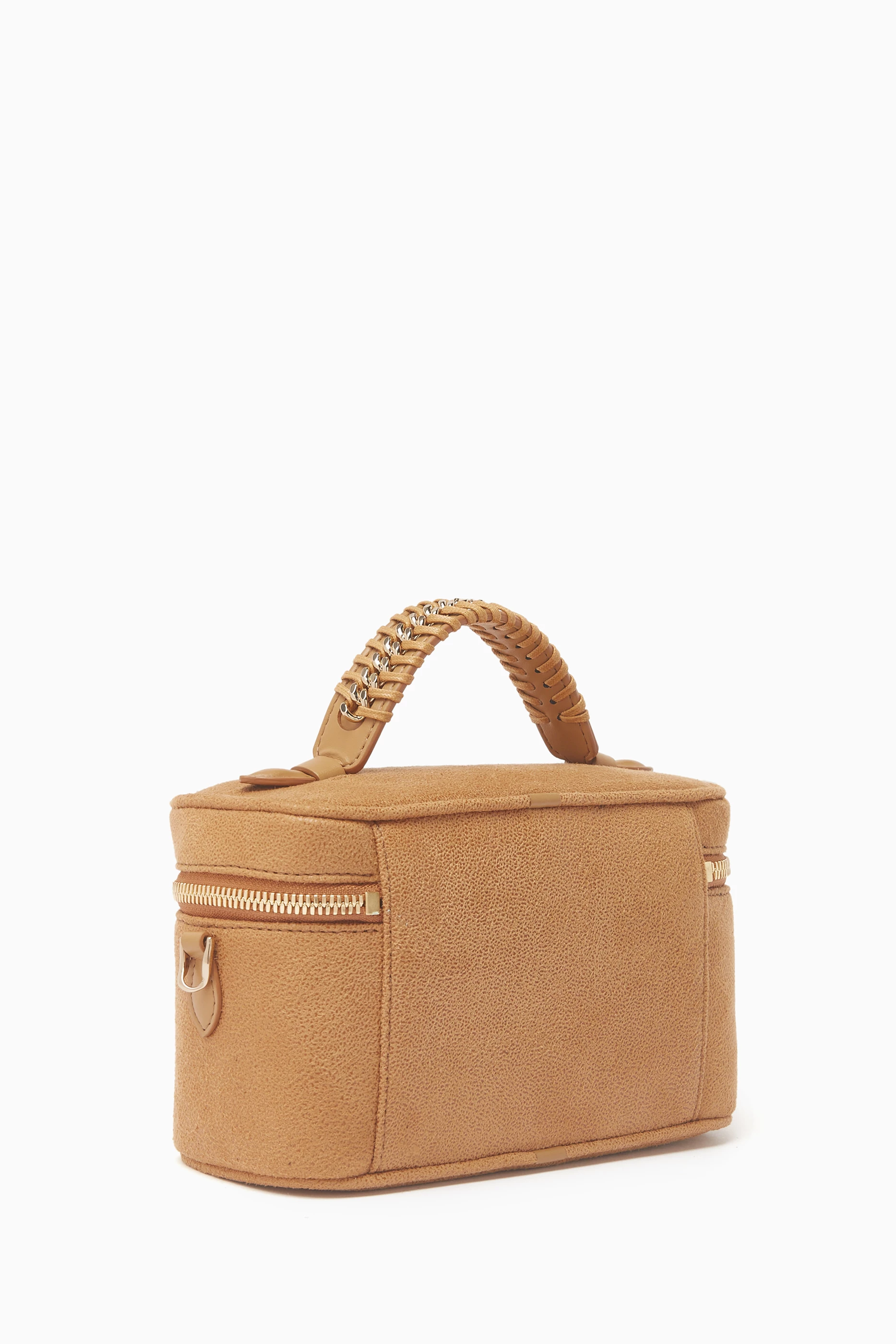 Buy Stella McCartney Green Cosmetic Case in Eco Shaggy Deer