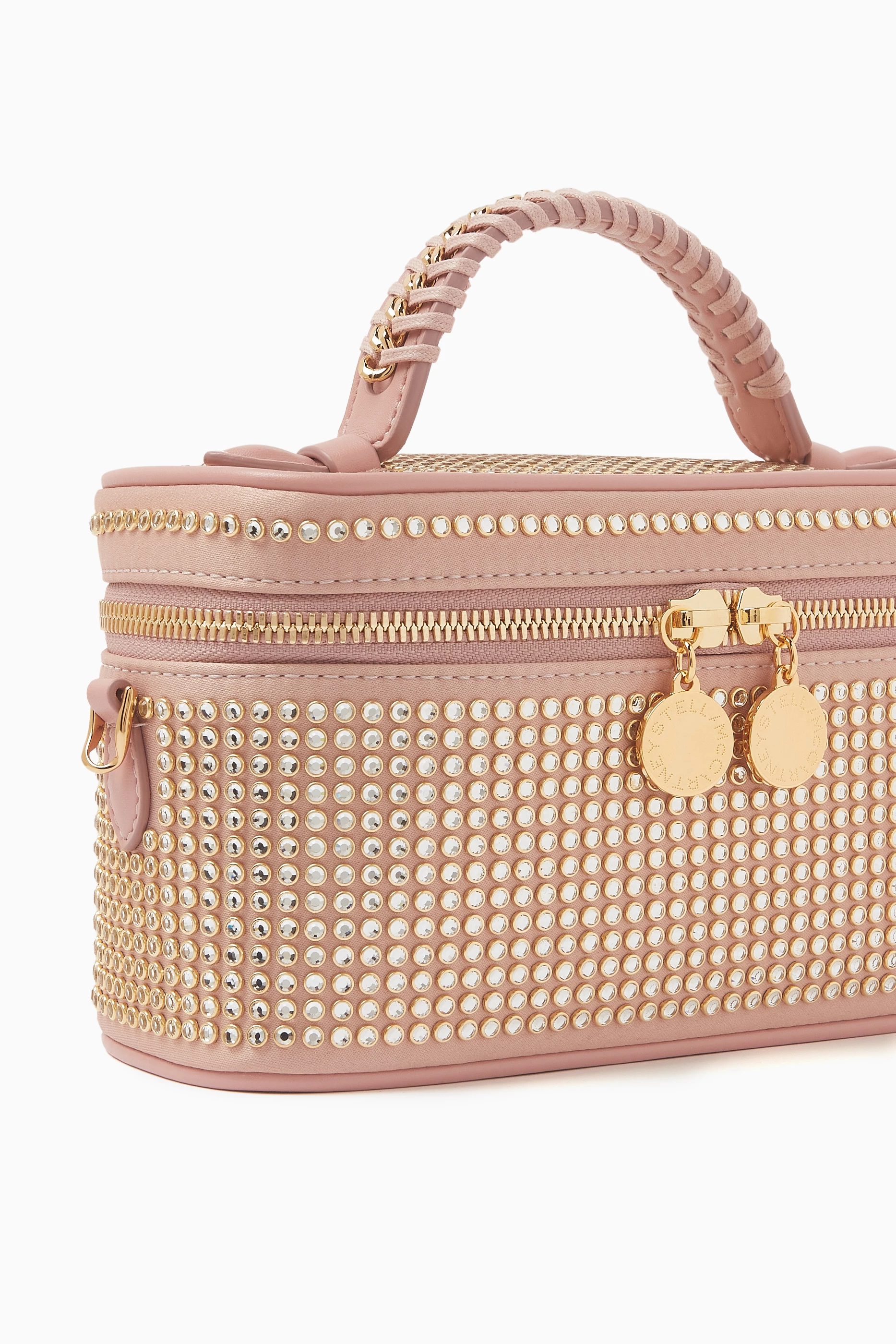 Buy Stella McCartney Pink Falabella Crystal Vanity Case in