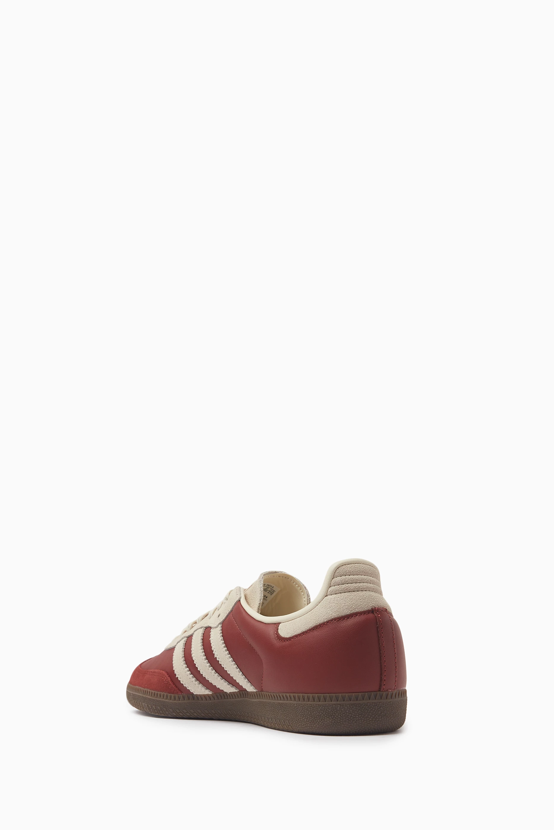 Buy adidas Red Samba OG Sneakers in Leather & Suede for Men Online | Ounass  Kuwait