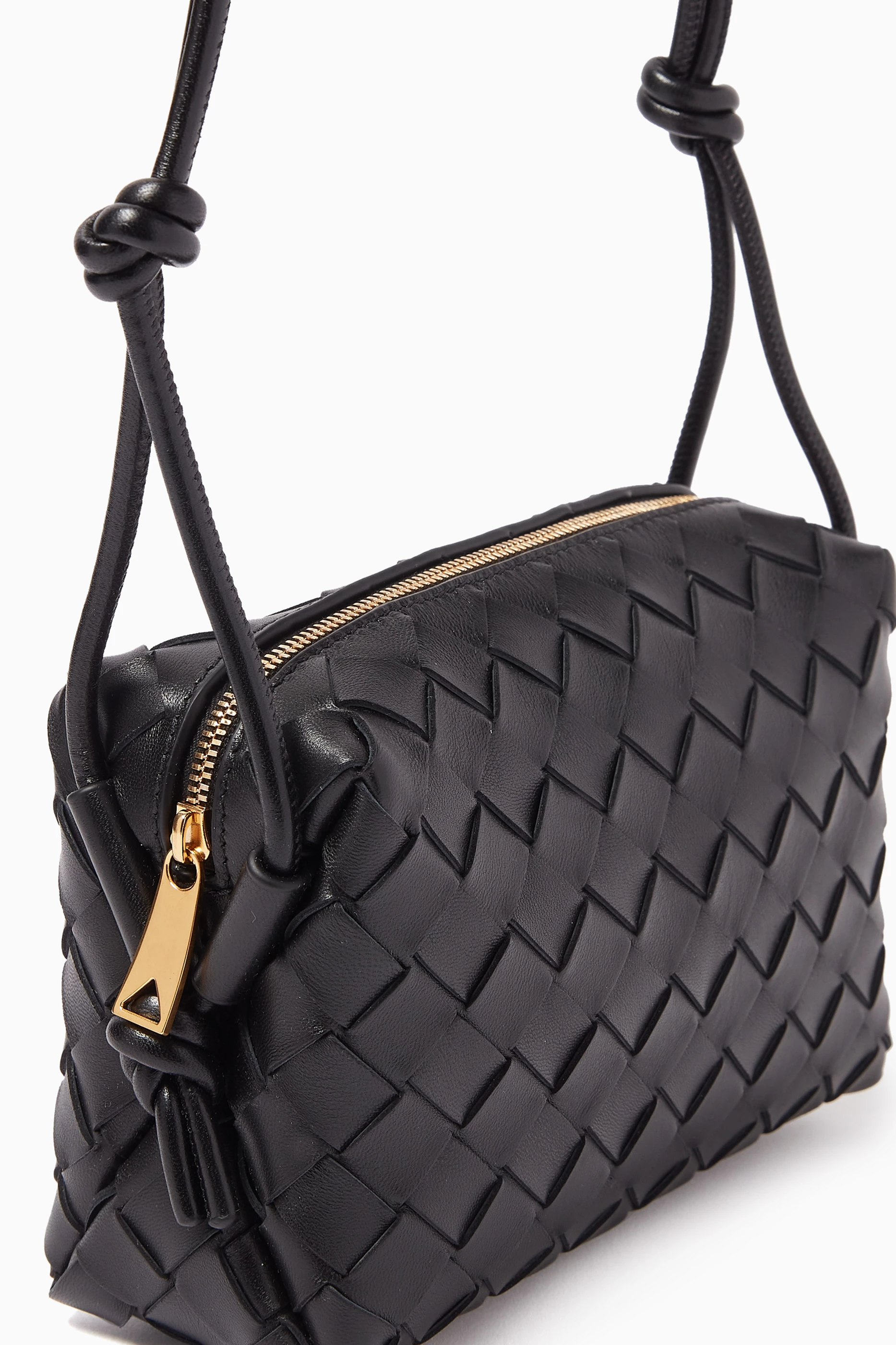 バッグ・カバンその他 BOTTEGA VENETA Woman Mini bag Black 827397V3IV0 8425 Bottega Veneta Mini Wallace ecru bag | TheDoubleF