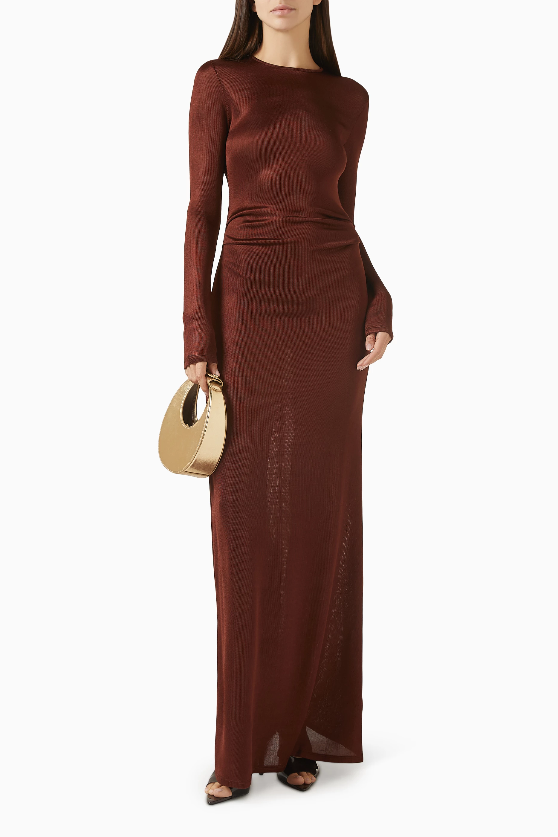 luella maxi dress burgundy BABY BOO-LUELLA MAXI DRESS main image 1