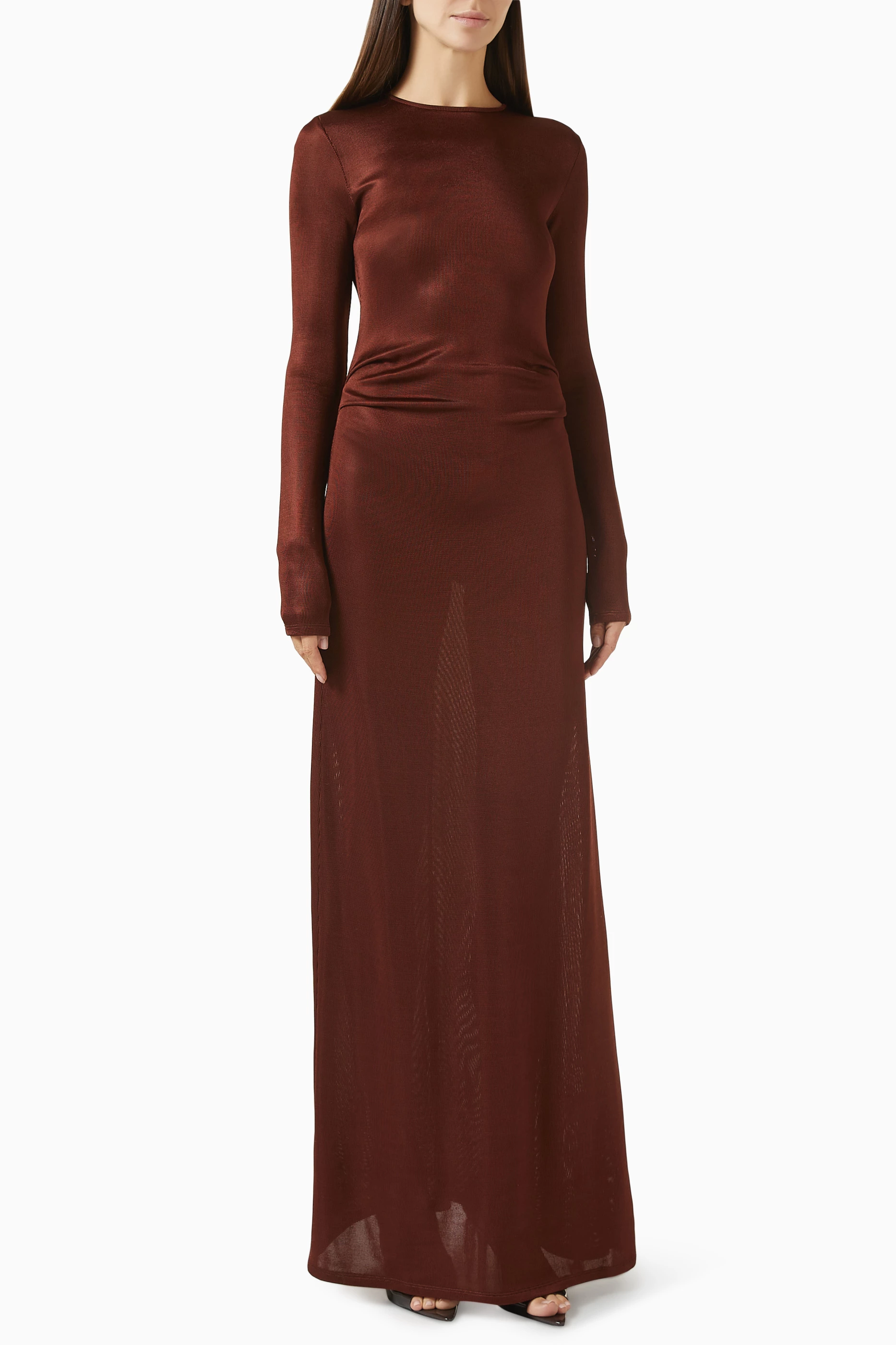 Buy Tove Red Luella Dress in Viscose-blend for Women Online | Ounass Kuwait