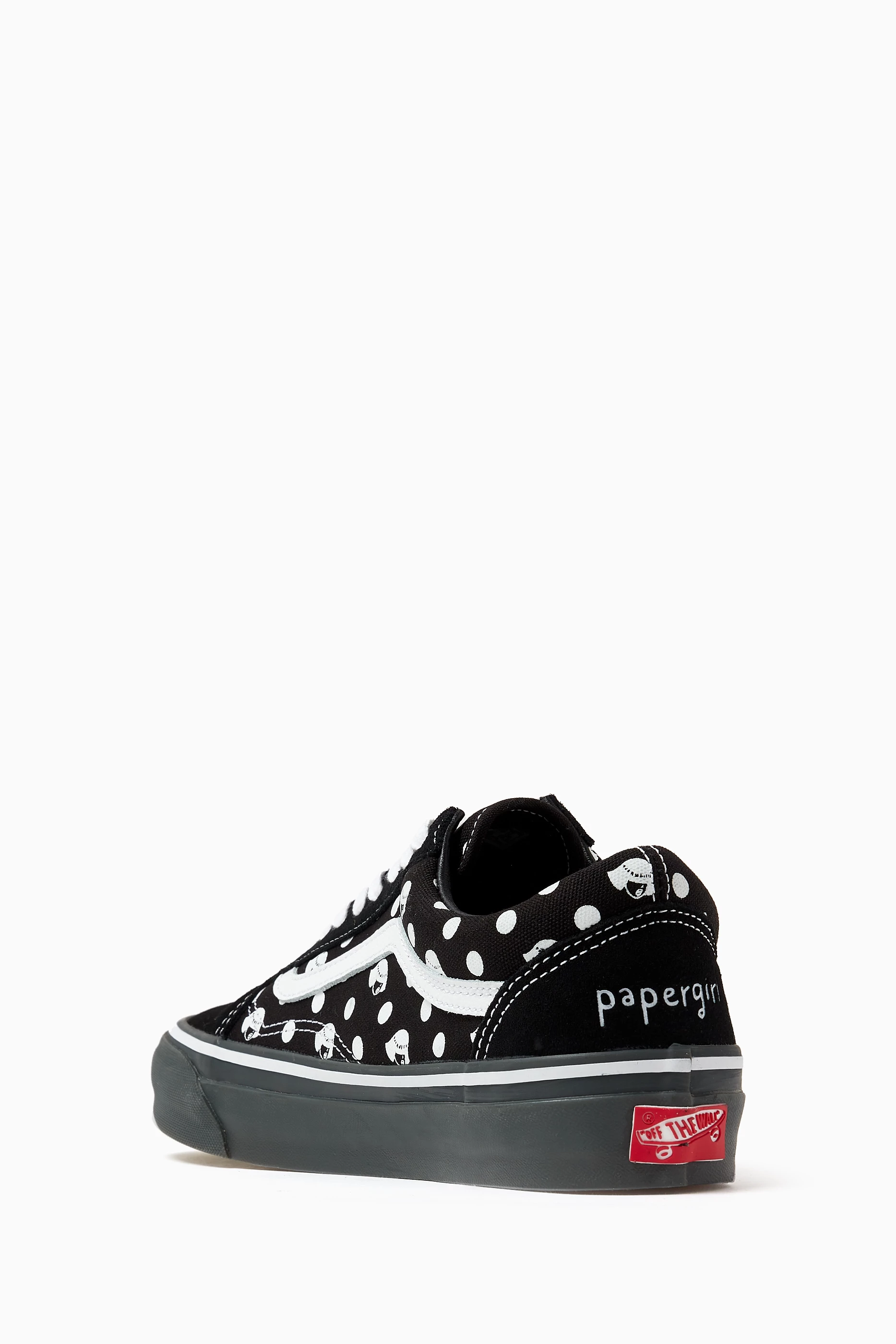 Buy Paperboy Black x Papergirl x Vans - Old Skool Low-top Sneakers