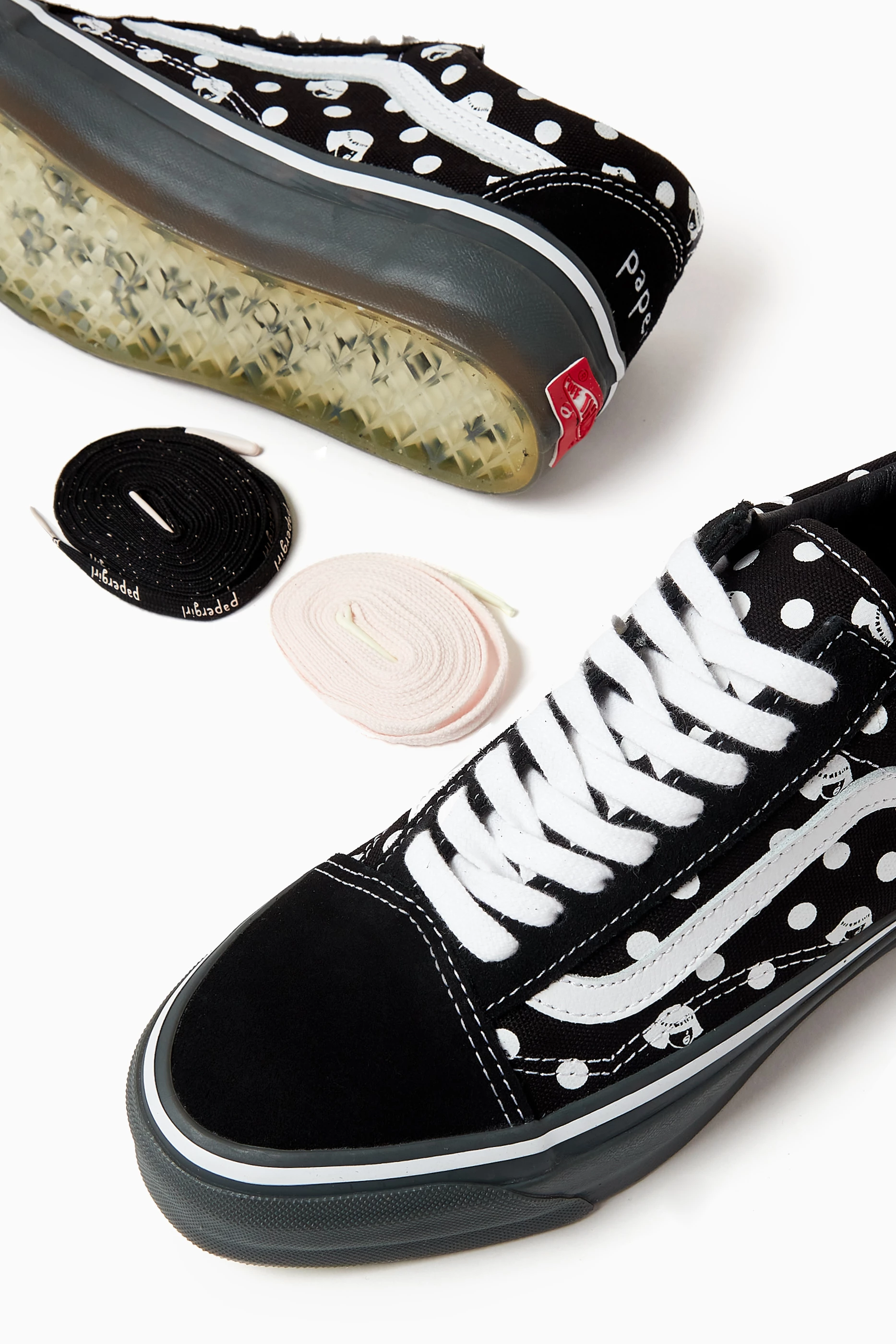 Buy Paperboy Black x Papergirl x Vans - Old Skool Low-top Sneakers
