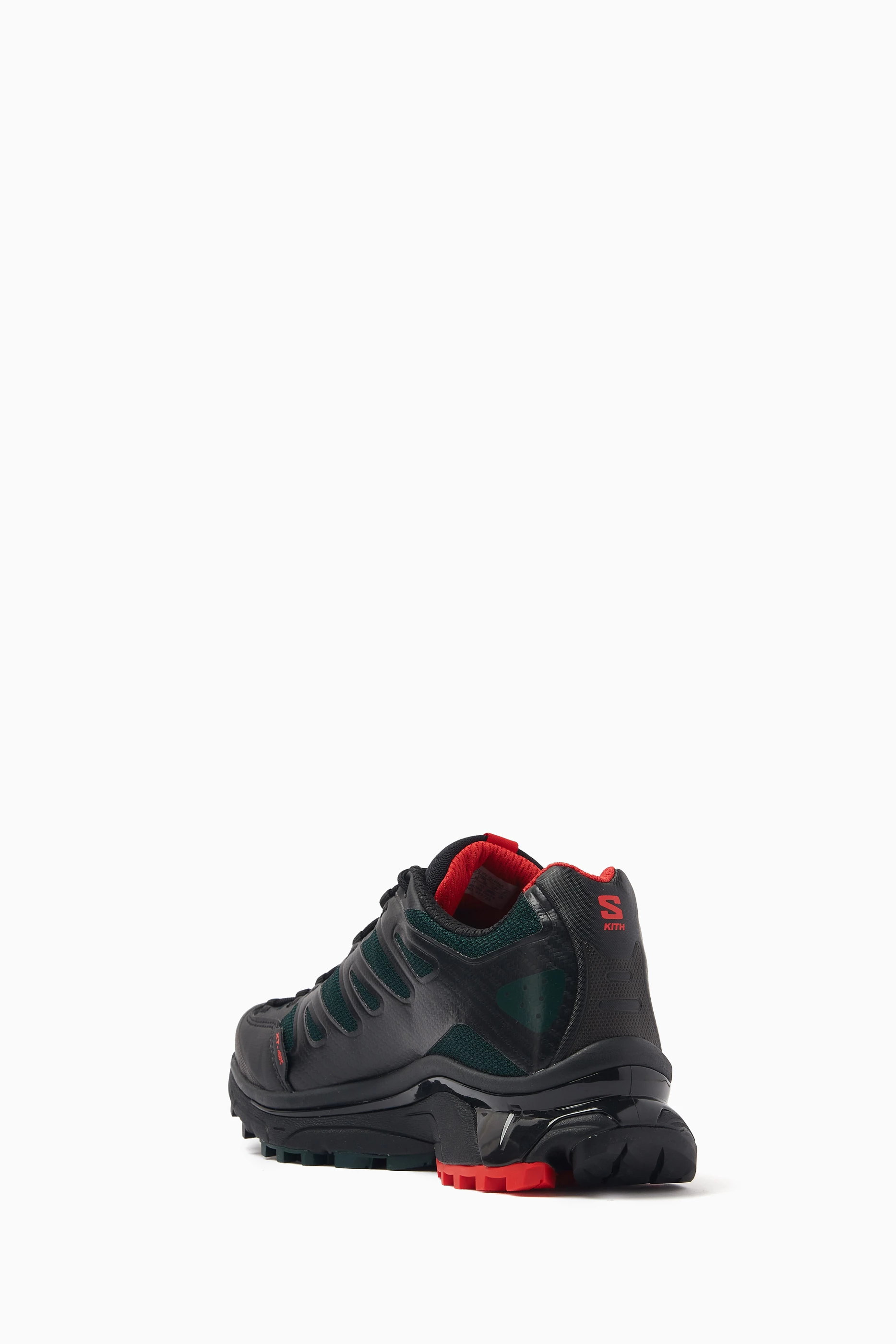 Buy Kith Black x Salomon XT-4K Sneakers in Mesh & Rubber for Men 