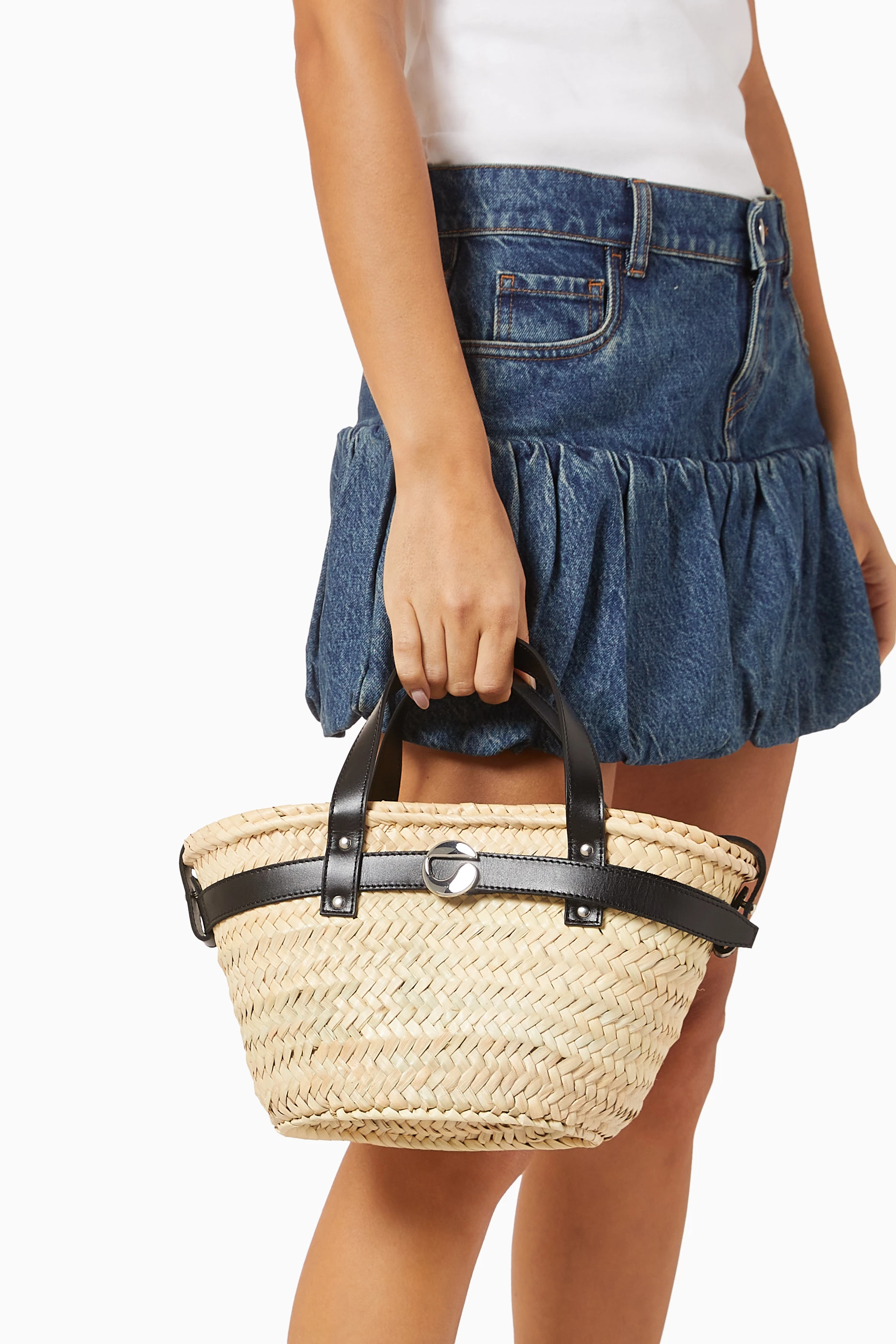 Buy Coperni Neutral Mini Palm Tote Bag in Palm for Women