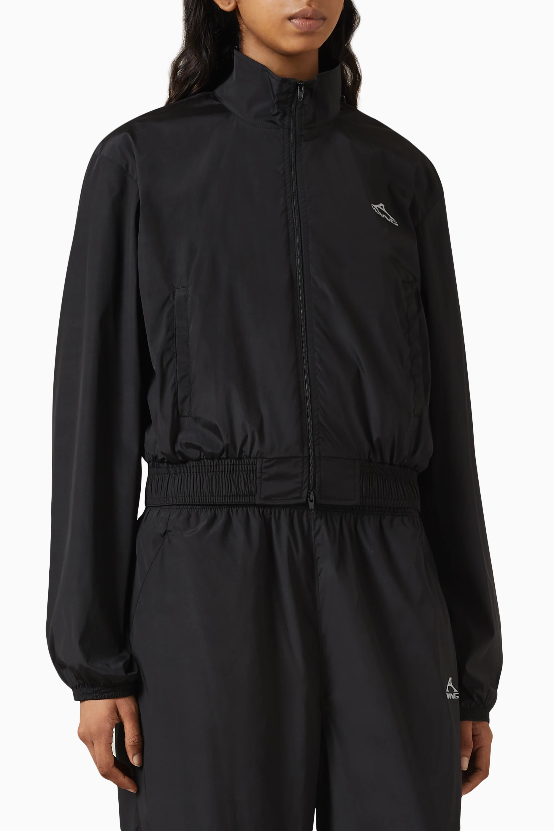 【ALEXANDER WANG】Nylon Track Jacket S 25773217_57373576_600.jpg