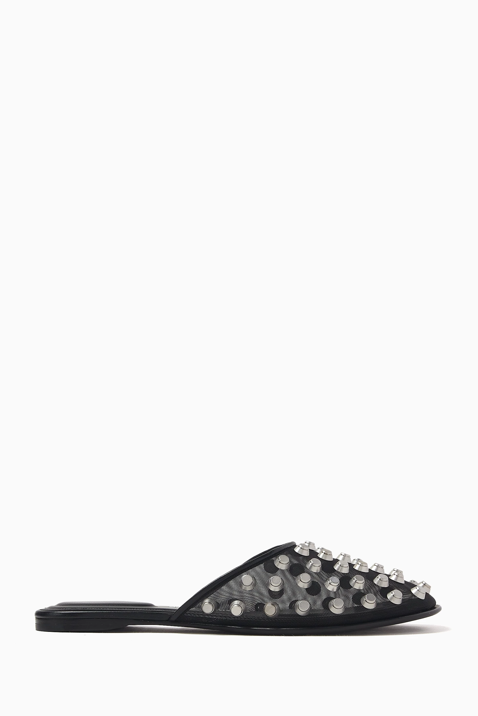 【関税&送料込】Alexander Wang Sandal Rhodes Alexander Wang Rhodes Embellished Flat Slippers | Saks Fifth