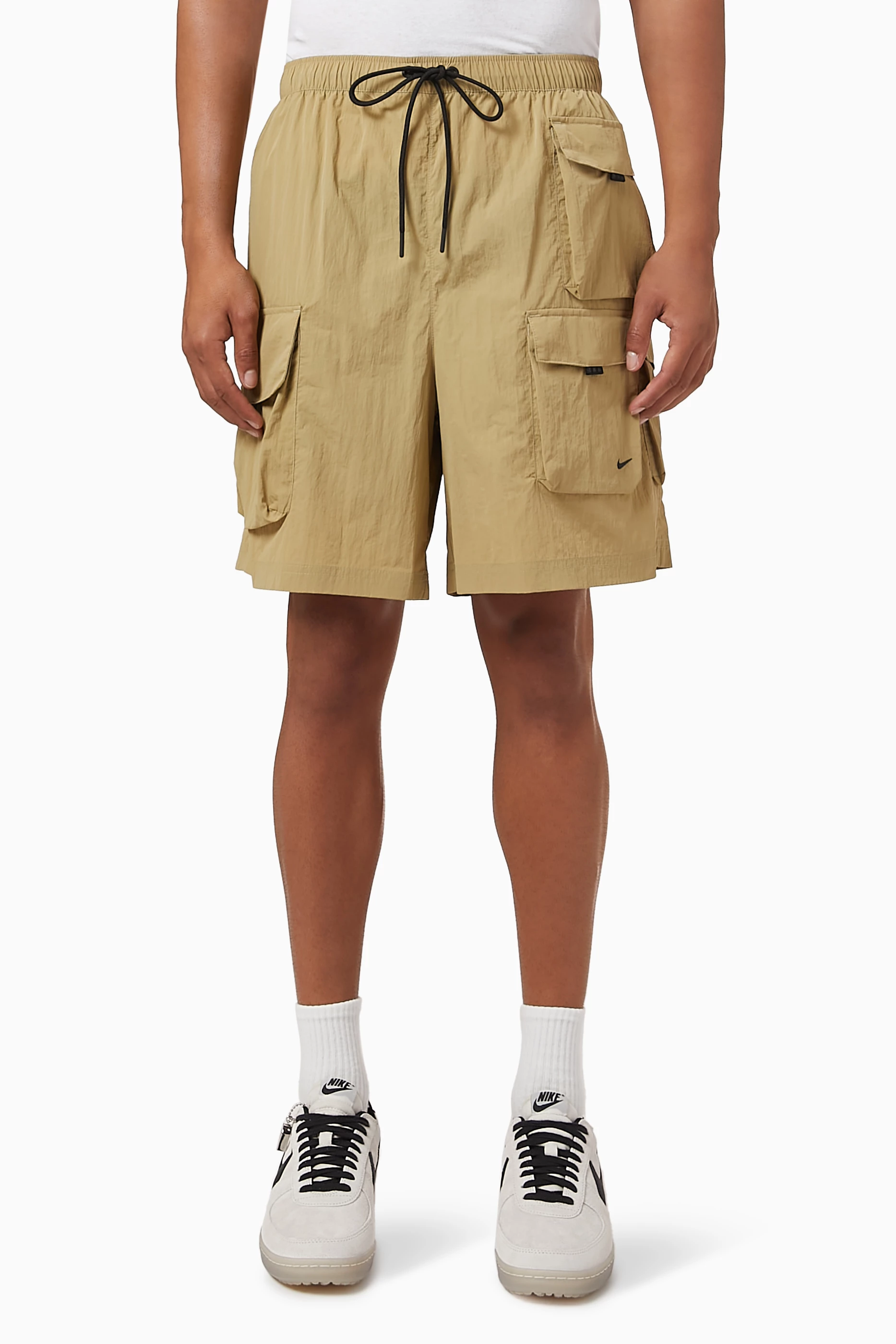 Buy Nike Neutral Tech Woven Cargo Shorts for Men Online Ounass