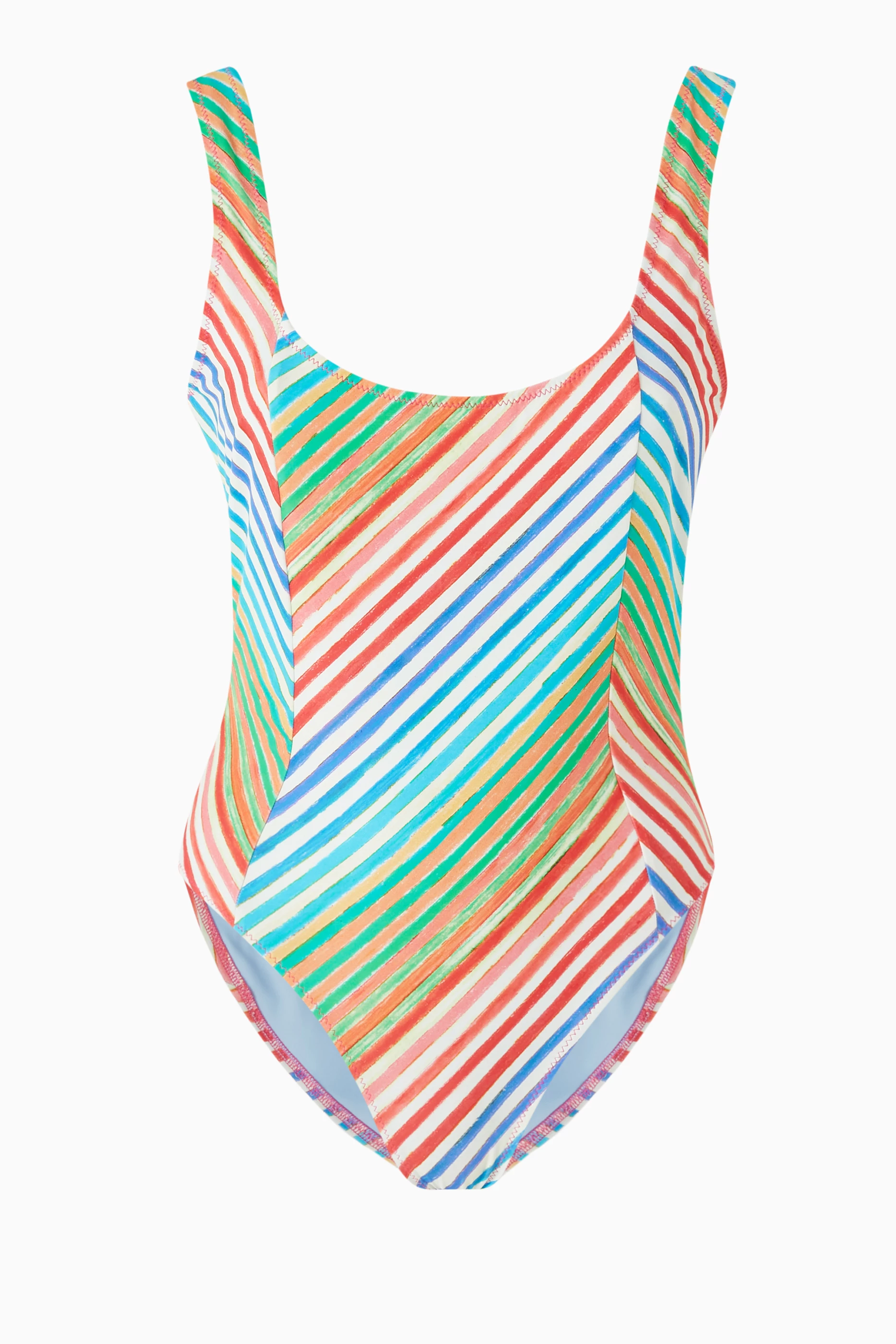 Buy Christopher John Rogers Multicolour Crayon Stripe One