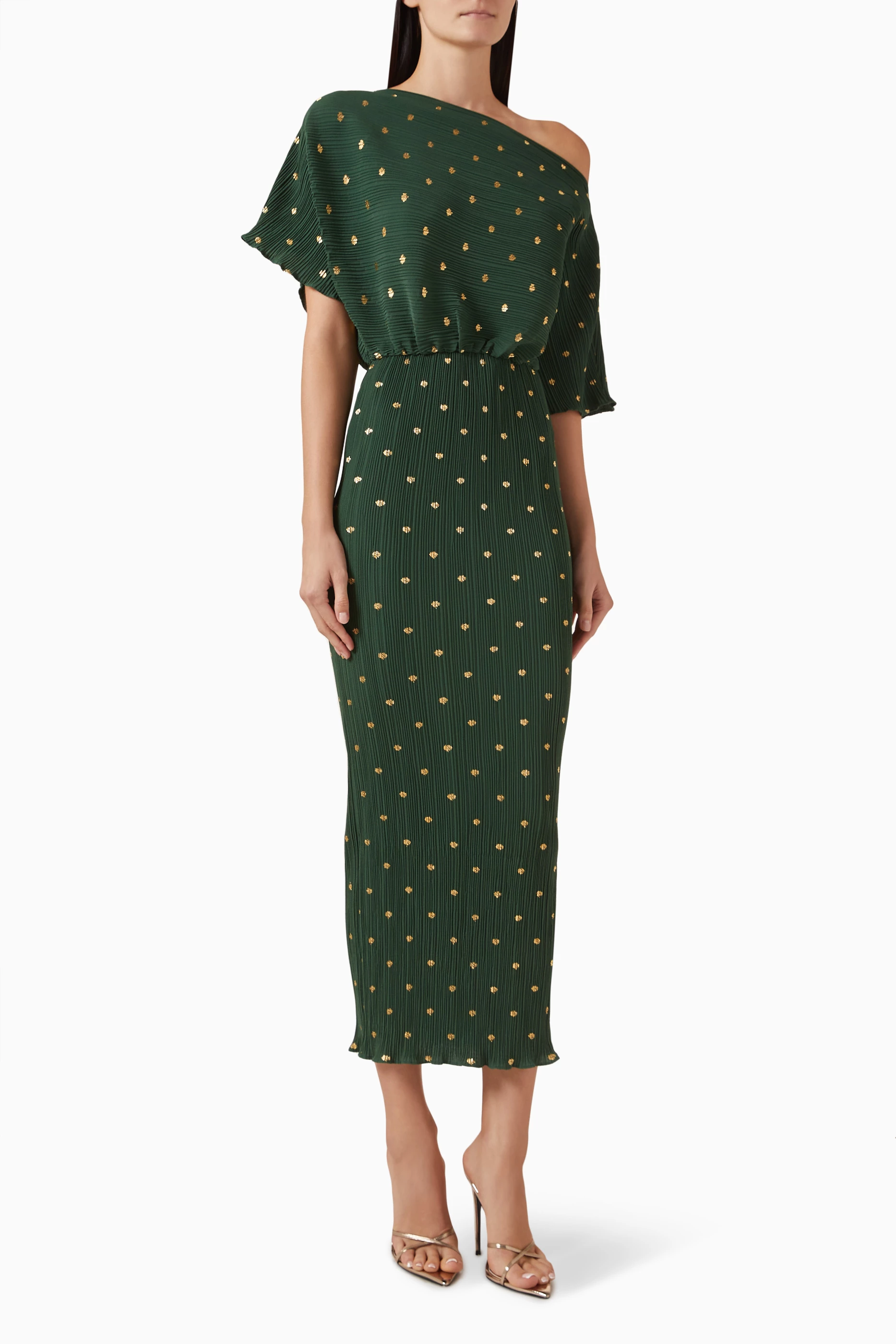 princess polly baby blue dress Dolly and Dotty 50's Retro Rockabilly Polka Dot Swing Dress "Annie Polka"  in Dark Green  Vintage Vogue