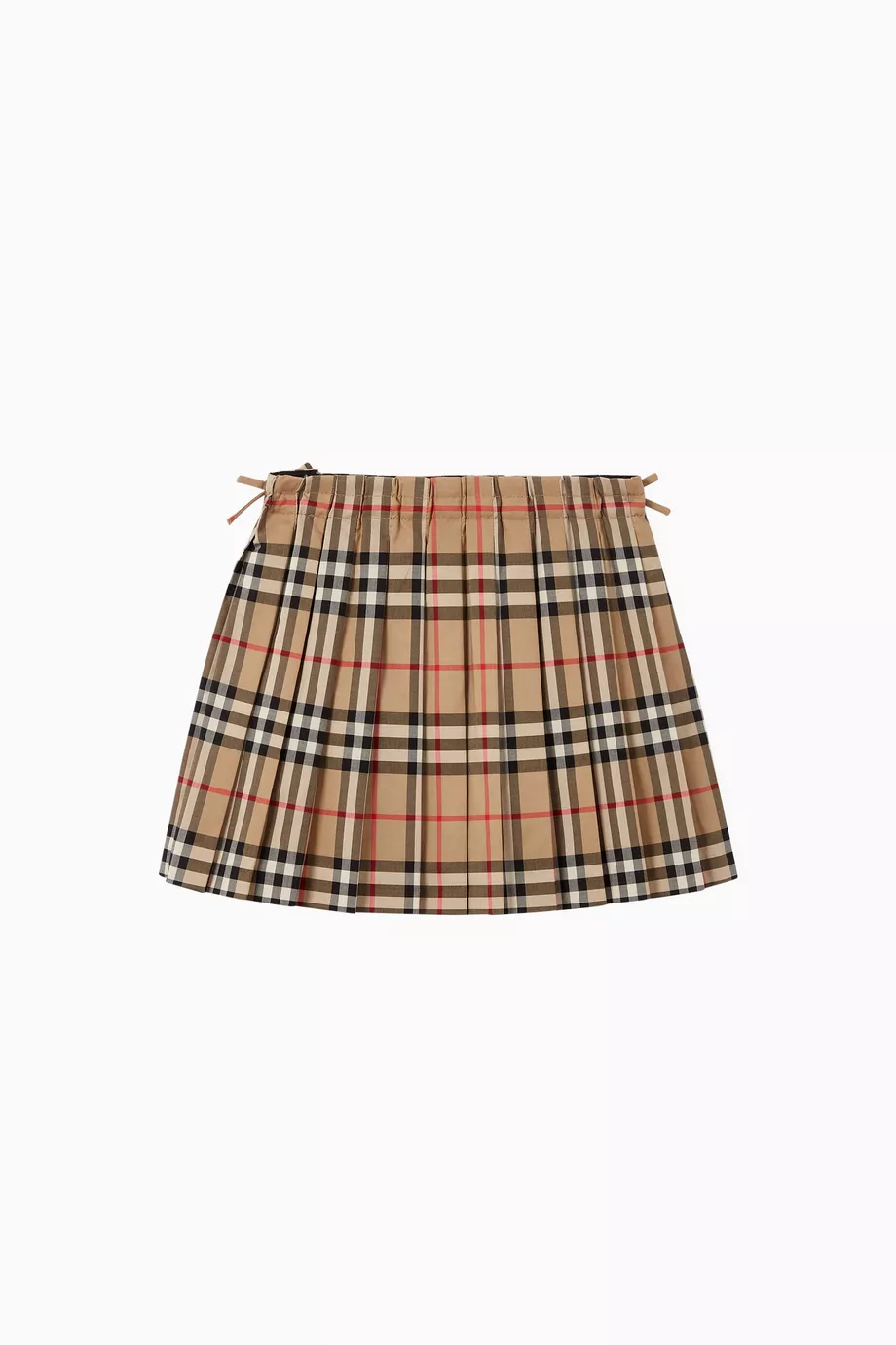 Burberry vintage top check pleated skirt