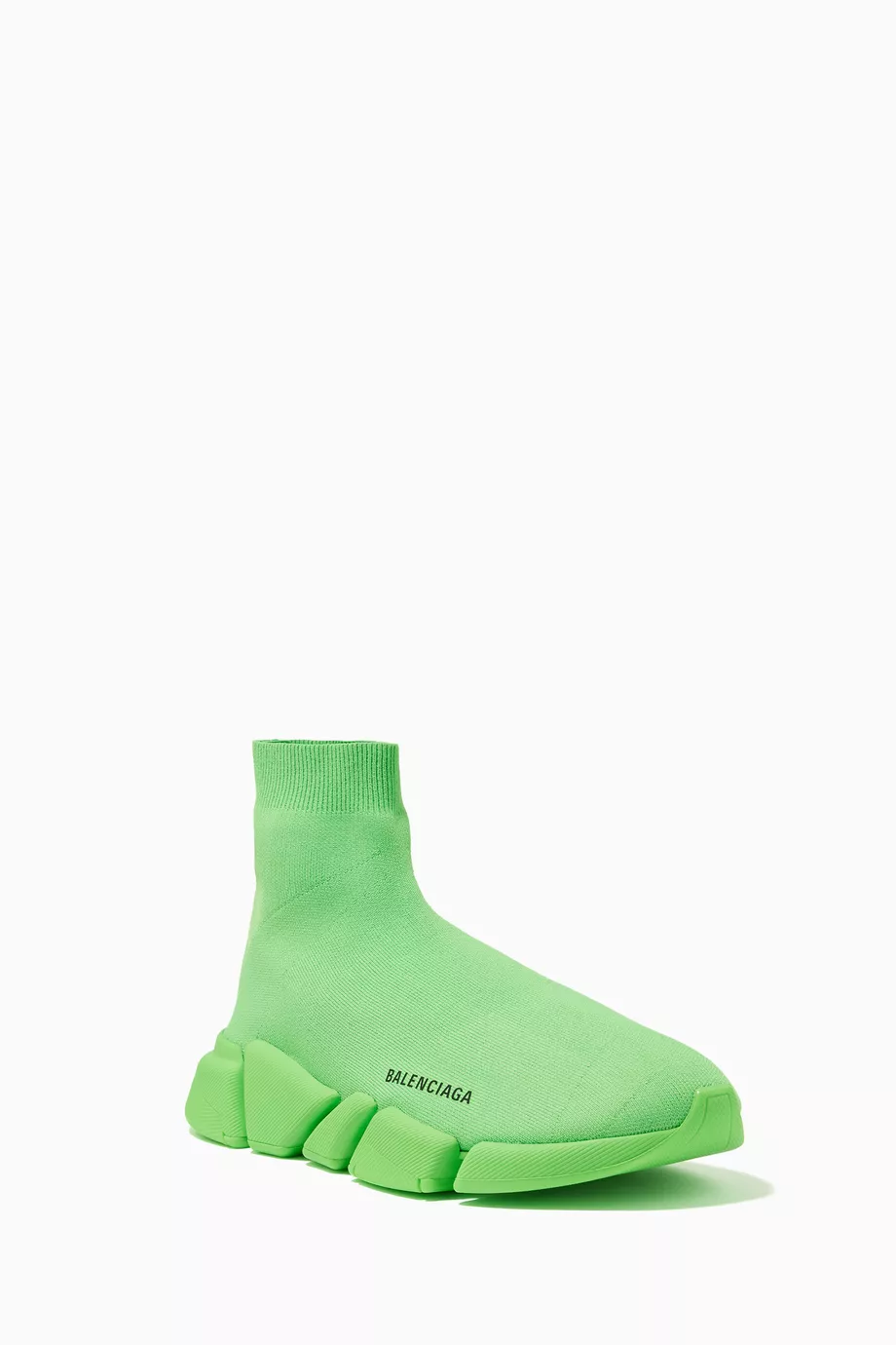 Neon green cheap balenciaga speed trainer