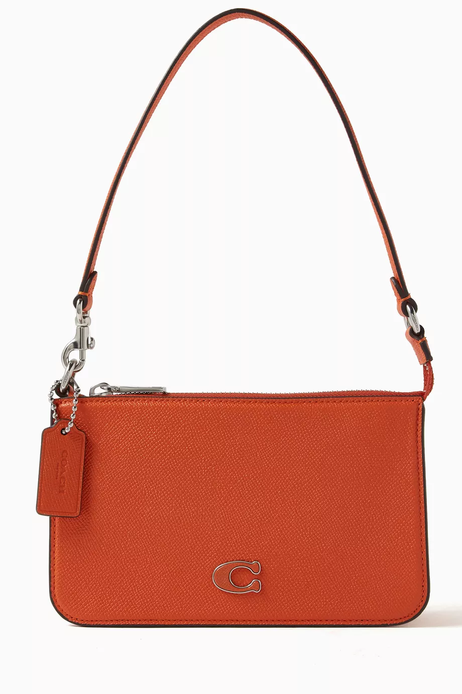Neon orange shop coach purse