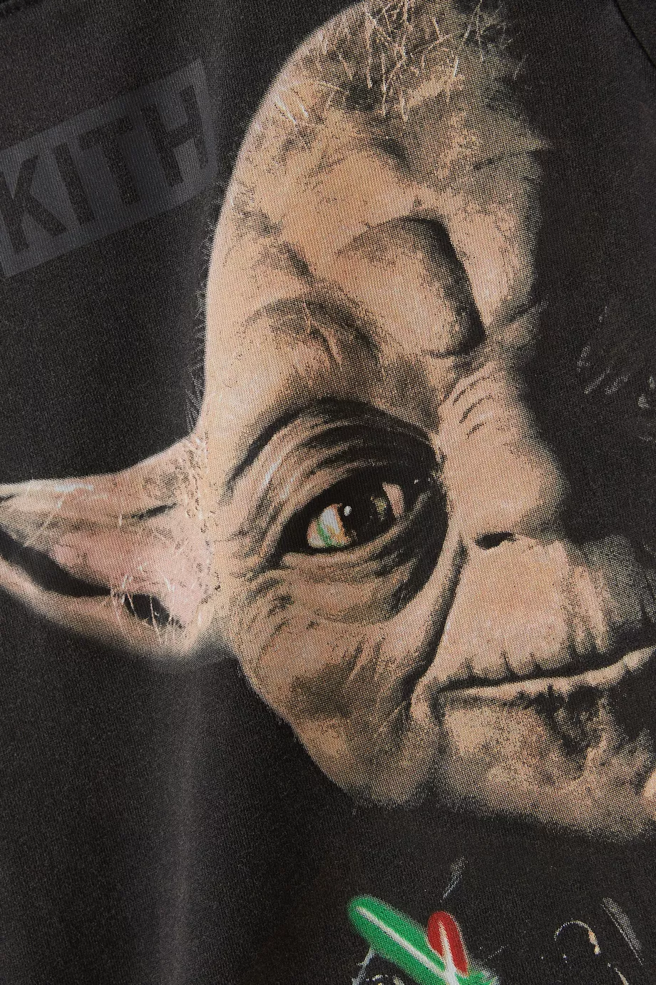 Buy Kith Black x Star Wars™ Yoda Vintage T-shirt in Cotton-jersey ...