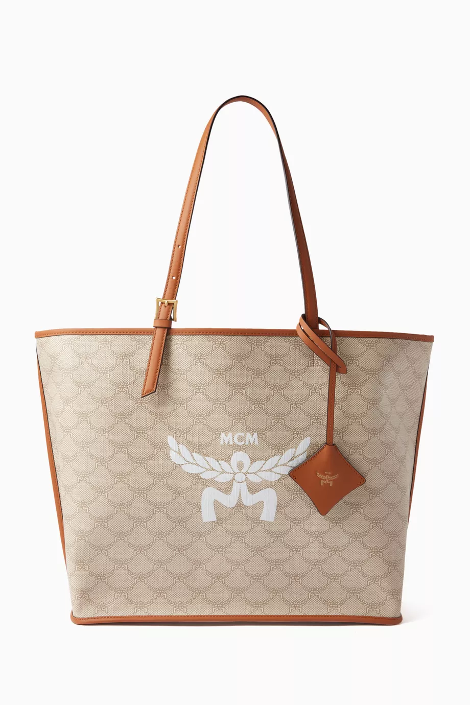 Mcm sales beige tote