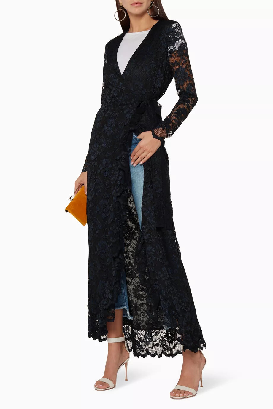 Ganni Flynn Lace Maxi Dress Ganni Flynn Lace Dress