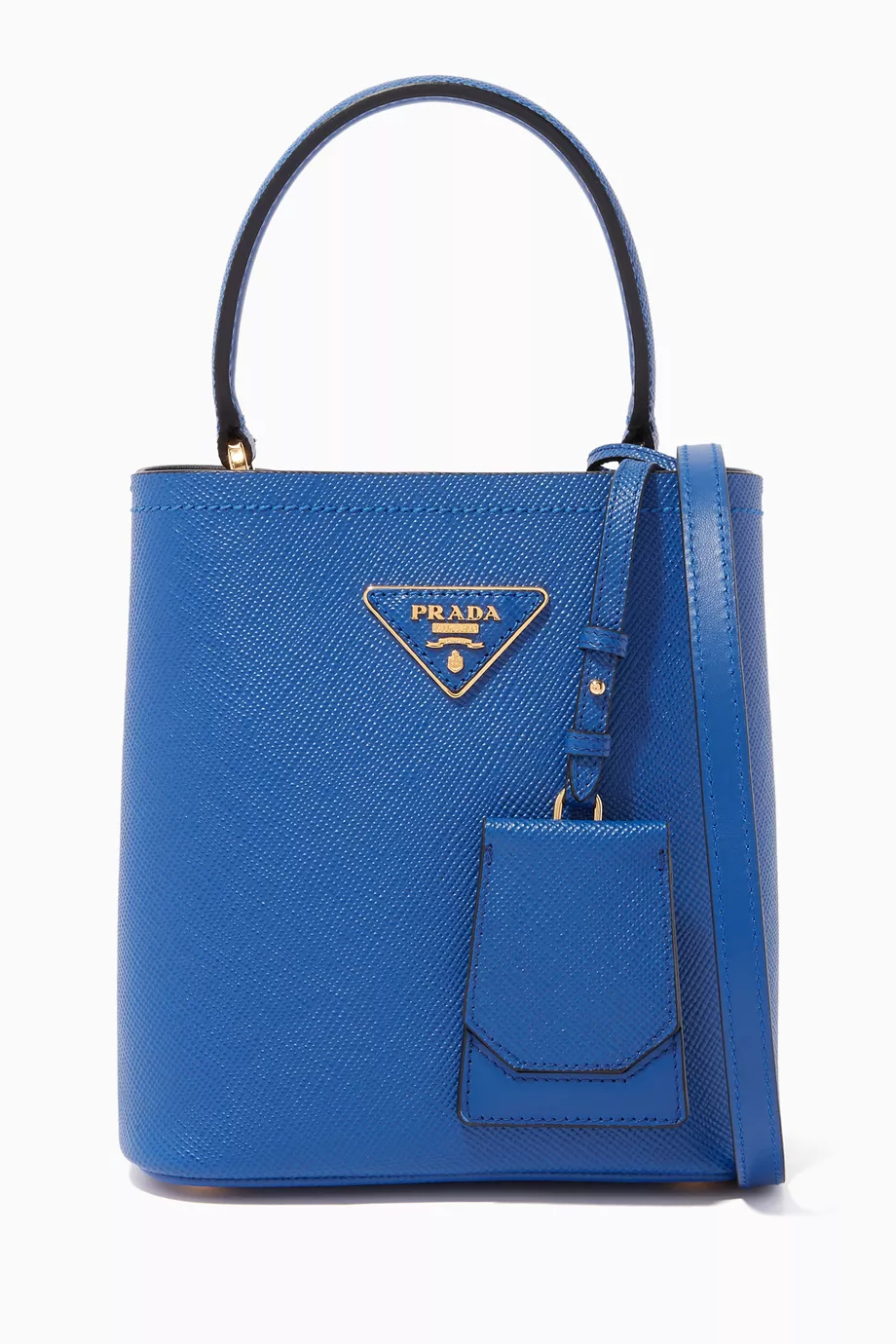 Prada small double bucket bag hot sale