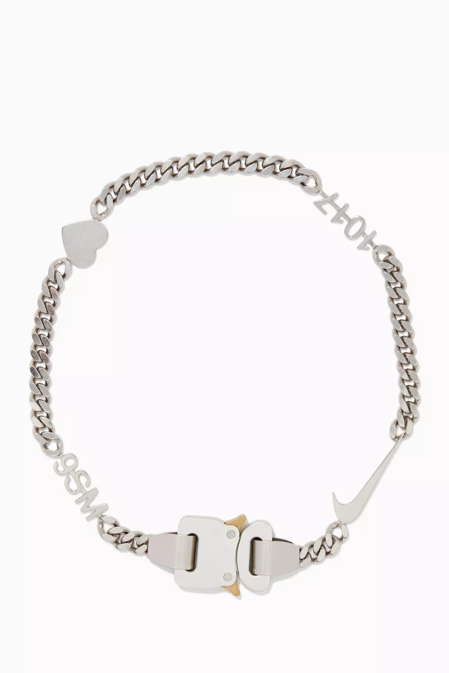 Buy 1017 ALYX 9SM Silver x Nike Hero Chain Necklace for Men Online Ounass Kuwait