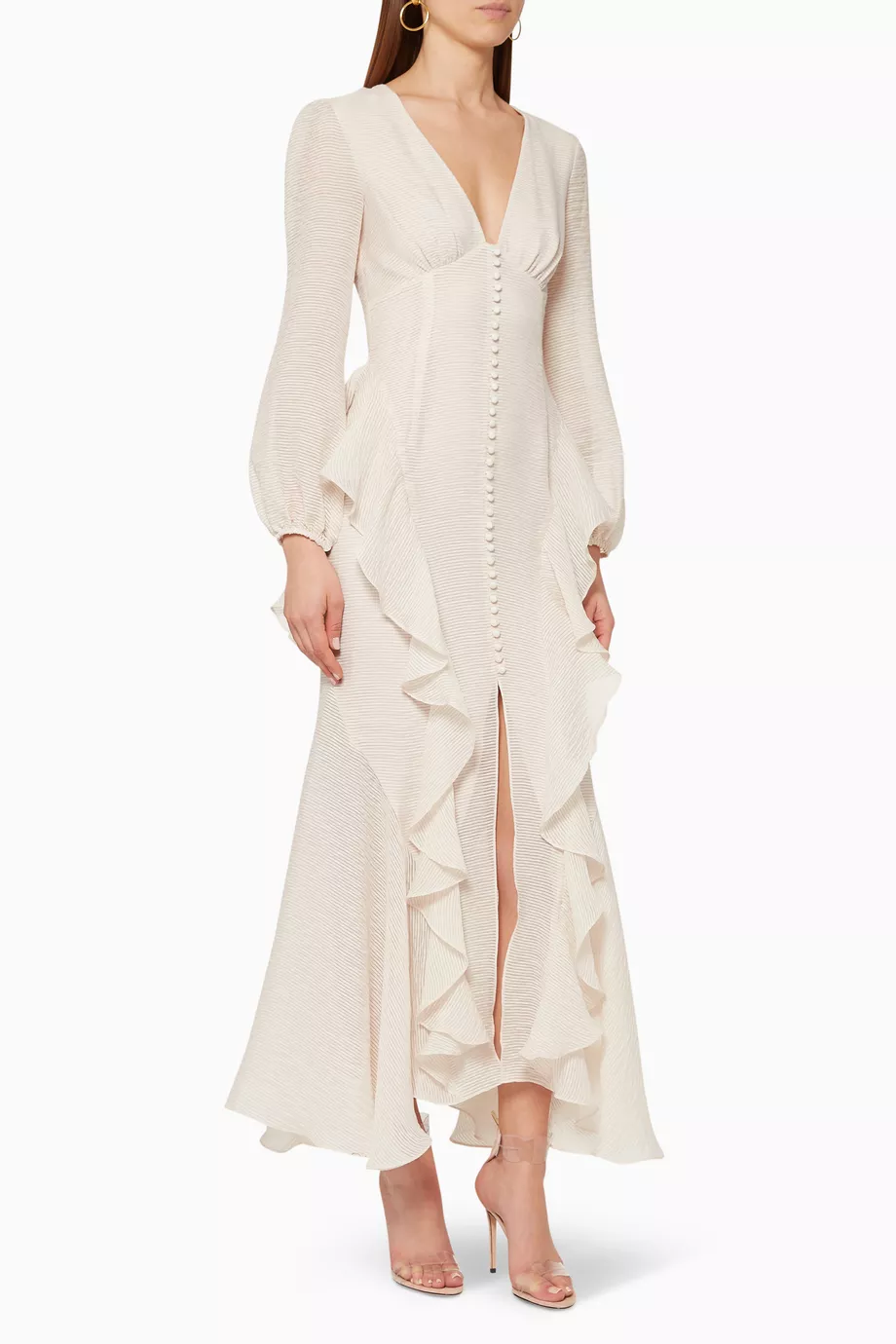 Shona Joy White Flared Sleeve Dress Buy Shona Joy La Lune Flared