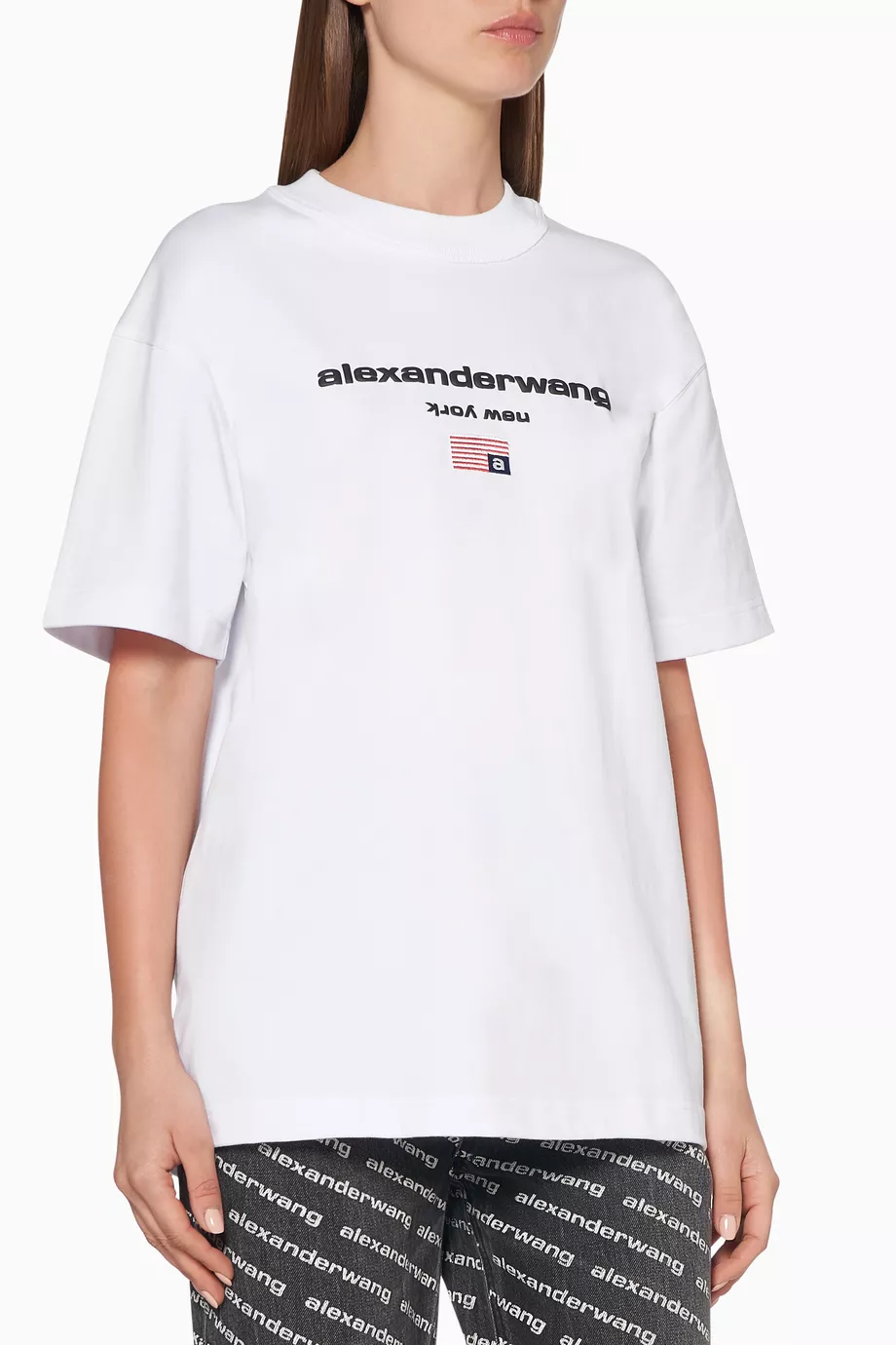Tシャツ・カットソー ALEXANDER WANG Woman T-Shirt White 1CC3251103 120 Designer Shirts & T-Shirts For Women | alexanderwang®
