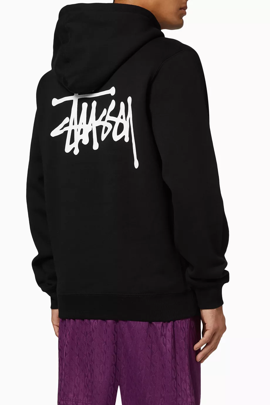 Buy Stussy Black Basic Stussy Hoodie for Men Online Ounass Kuwait