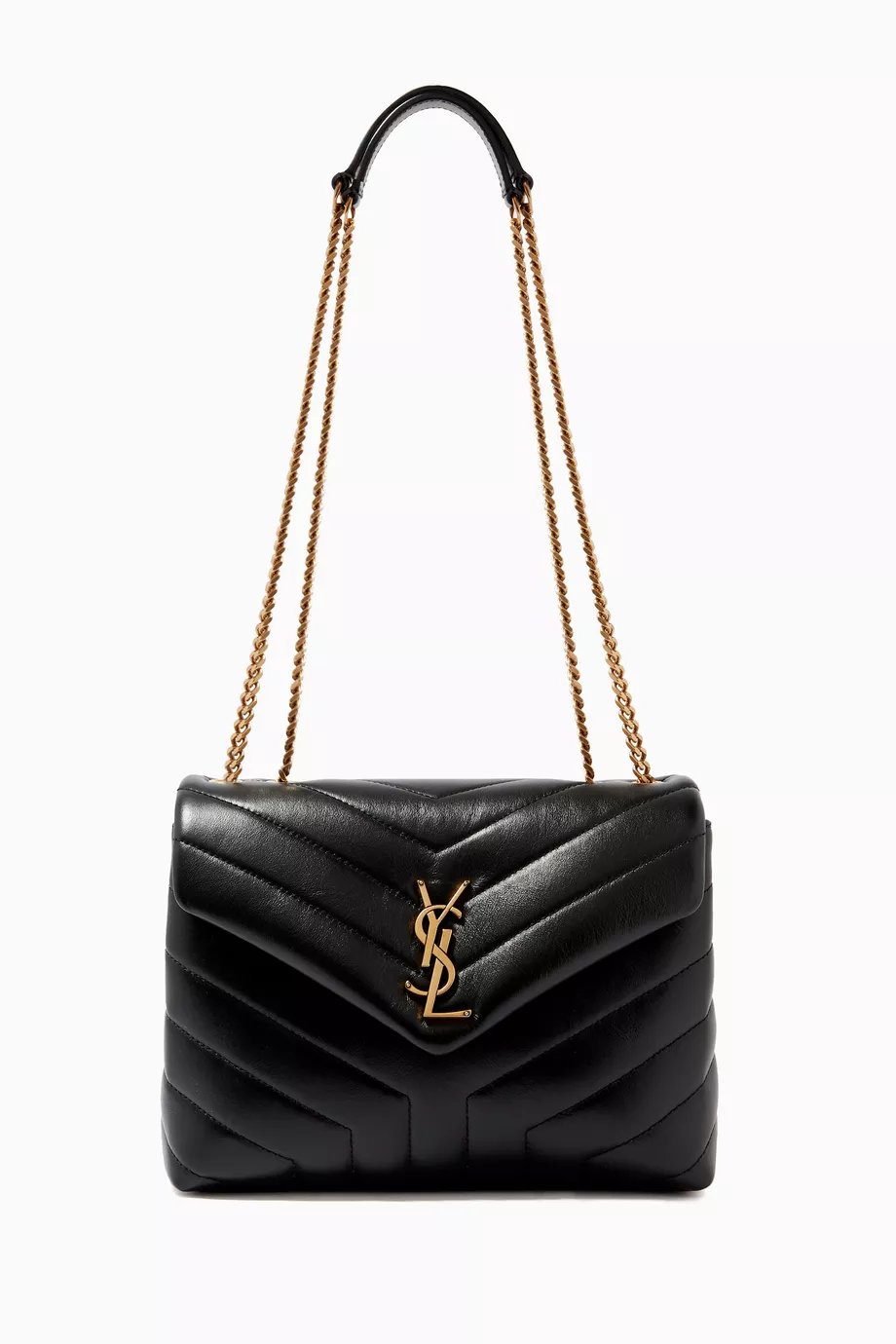 Buy SAINT LAURENT Black Small Loulou Bag in Y Matelasse Leather for Women Online Ounass Kuwait