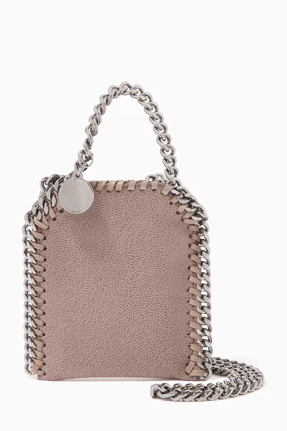 Buy Stella McCartney Grey Micro Falabella Crossbody Bag in