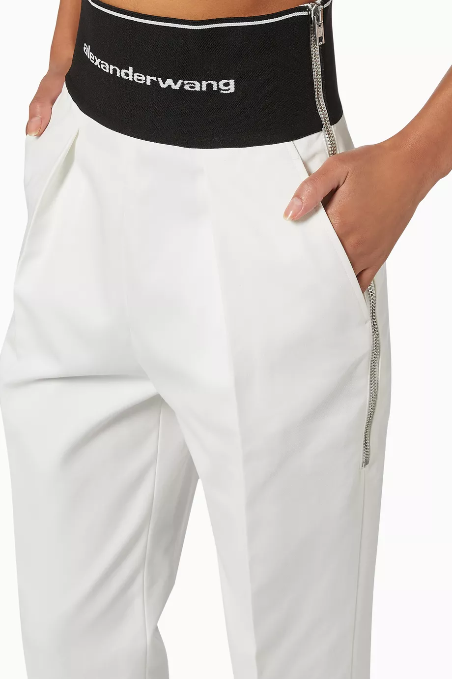 Alexander Wang Logo Elastic Pants