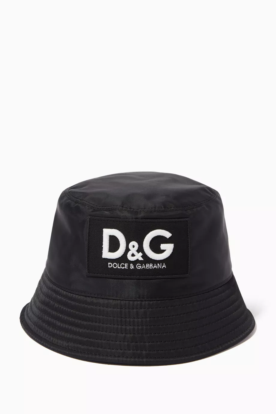 Authentic NWT DOLCE & GABBANA Black Crystal DG Nylon Bucket Hat Dolce&Gabbana Size S Hats for Women for sale | eBay main image 4