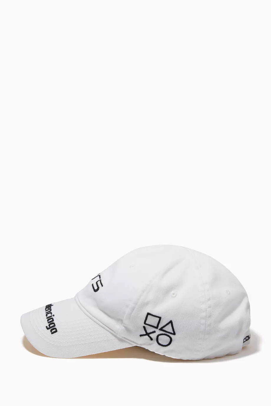 Buy Balenciaga White Ps5 Cap in Cotton for Men Online | Ounass Kuwait