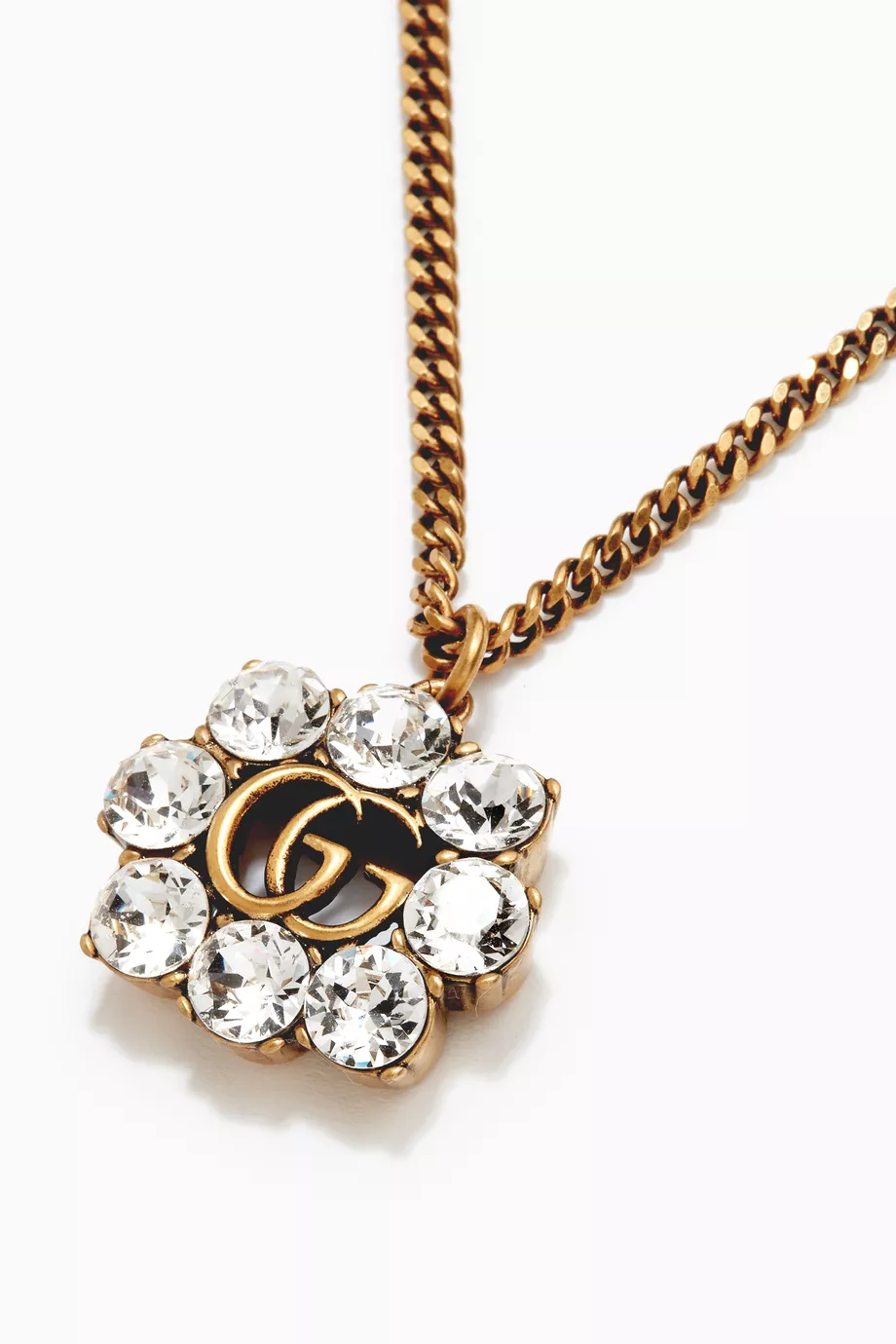 Gucci necklace double g on sale