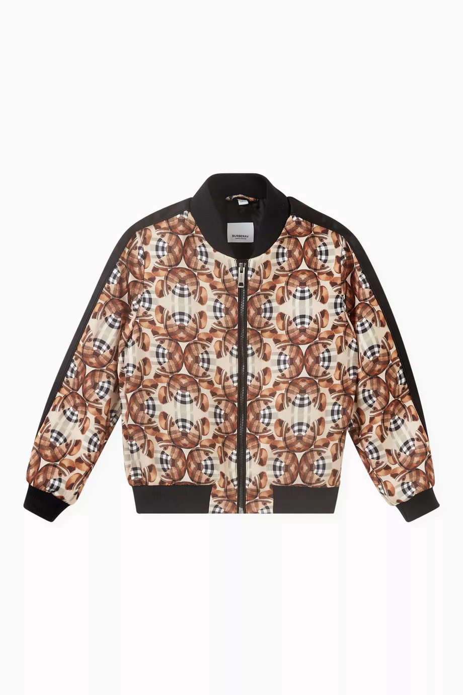 Burberry satin bomber jacket best sale