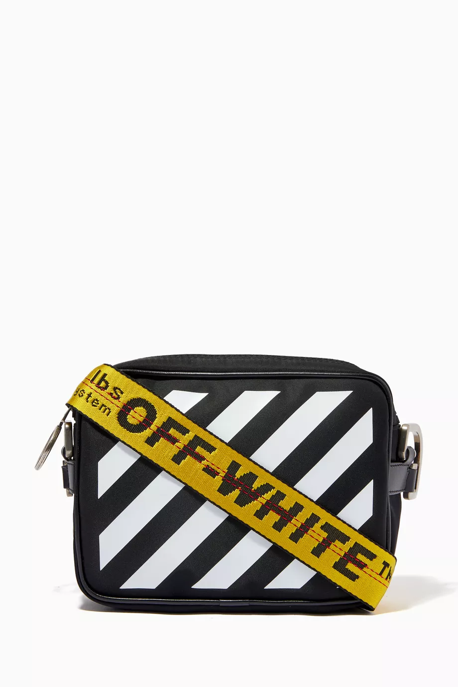 Buy Off White Black Industrial Crossbody Bag in Nylon Leather for Men Online Ounass Kuwait