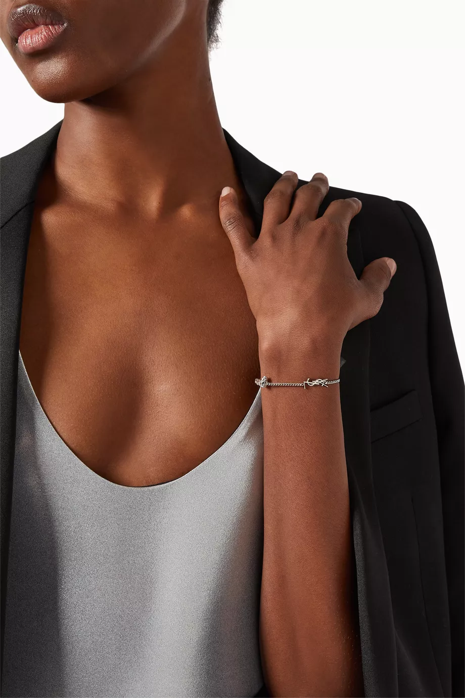 Saint laurent charm bracelet hotsell