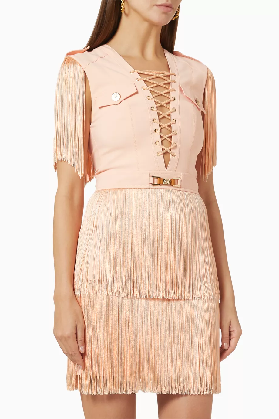 ワンピース ELISABETTA FRANCHI Women Mid Skirts ABR2252E2 DC6 Orange ELISABETTA FRANCHI Womens Skirt Mini Straight Orange Size 42